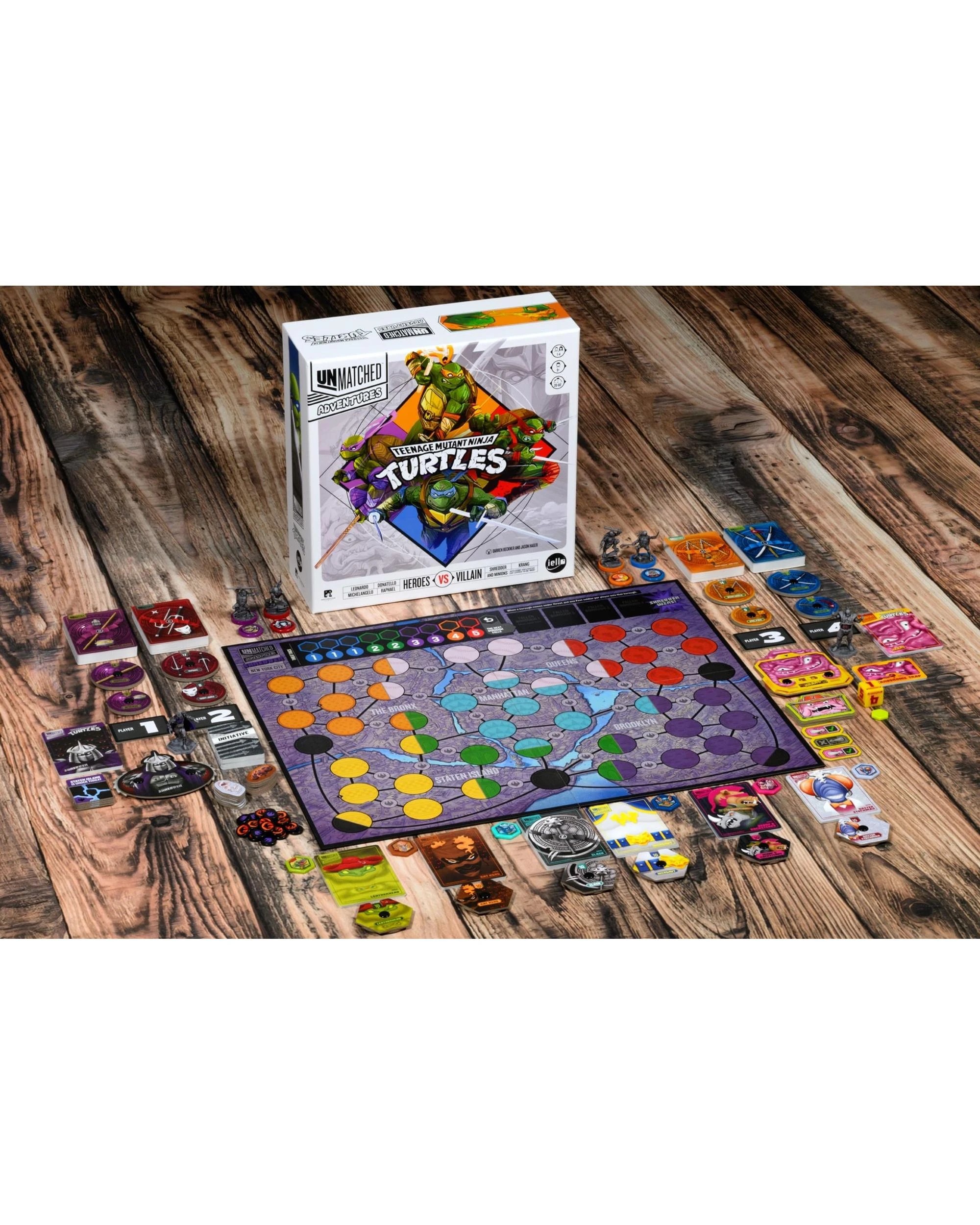 2 Unmatched Adventures: Teenage Mutant Ninja Turtles Pizza-Rama Edition Board Game, 2 of 10