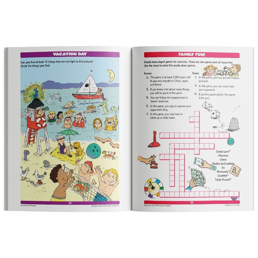 3 School Zone Activity Zone Games & Puzzles, 3 of 4