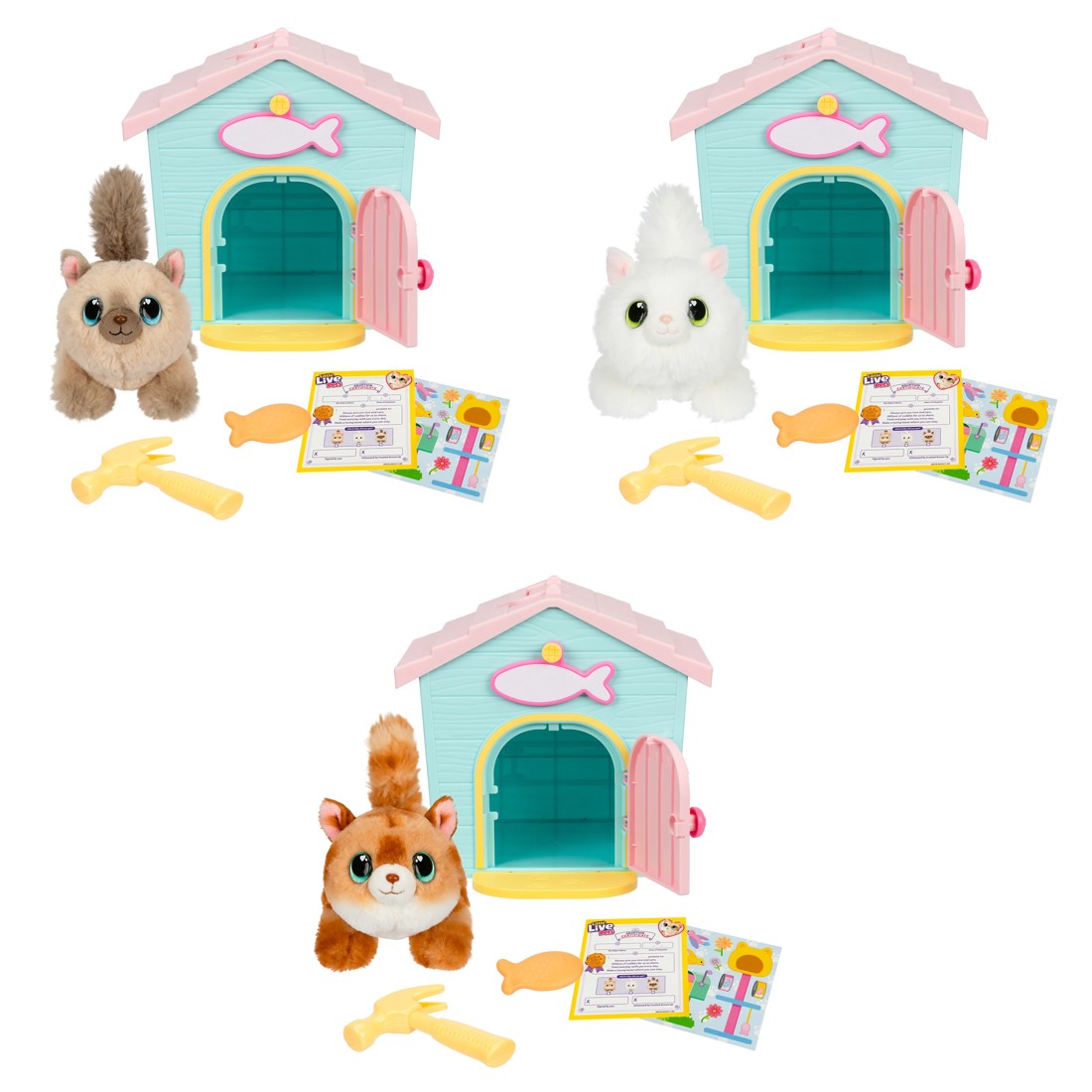 2 Little Live Pets My Kitty's Home Minis Playset, 2 of 10
