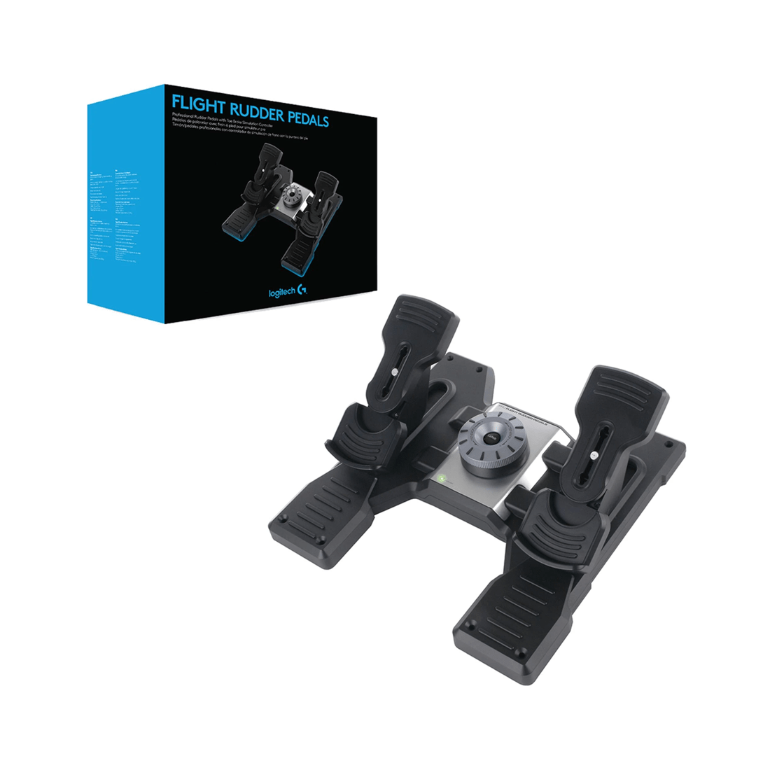 1 Logitech G Flight Rudder Pedals - Black, 1 of 6