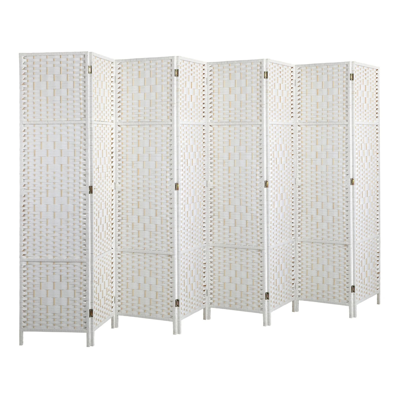 7 Oikiture 8 Panels Room Divider - White, 7 of 10