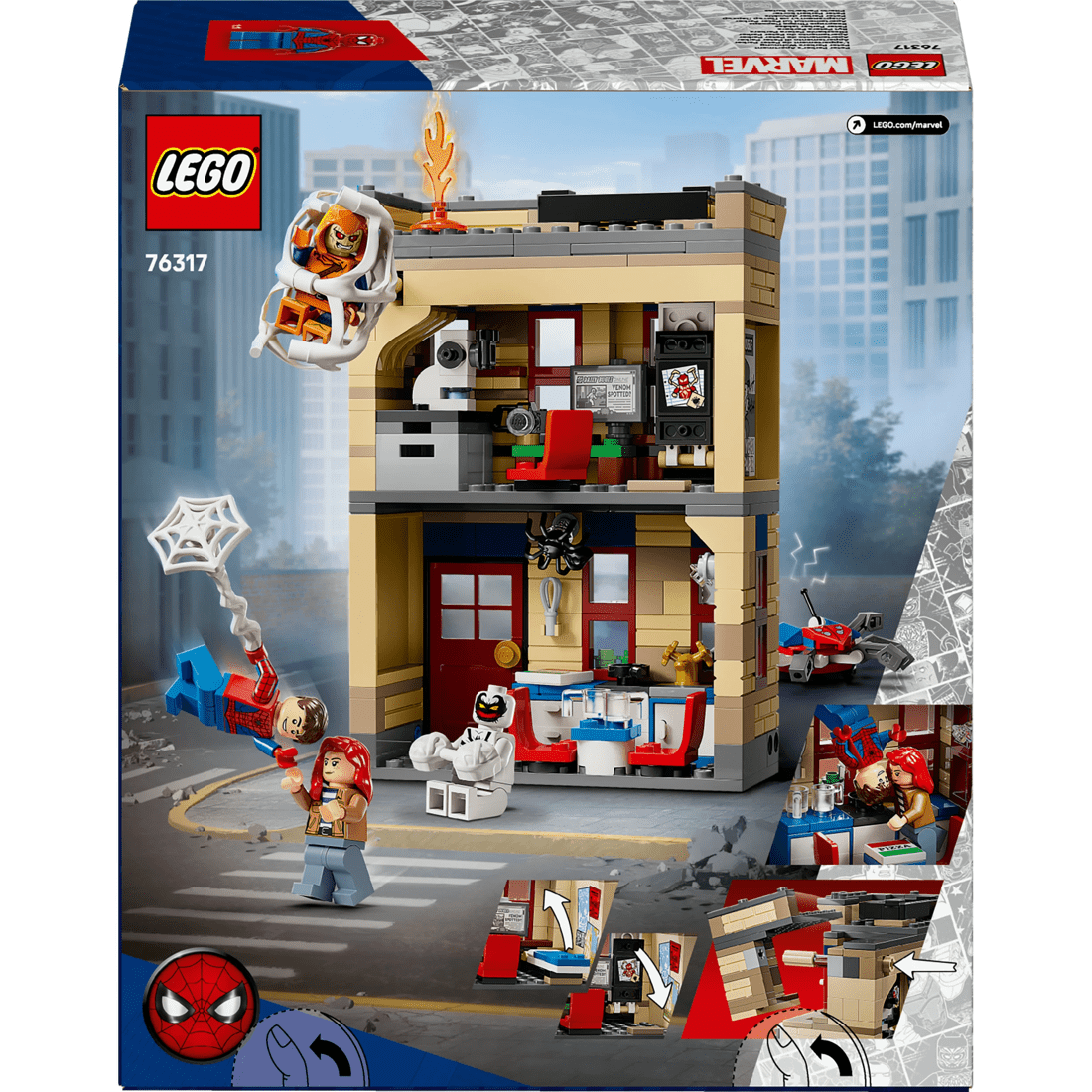 10 LEGO Marvel Super Heroes Peter Parker’s Apartment 76317, 10 of 10