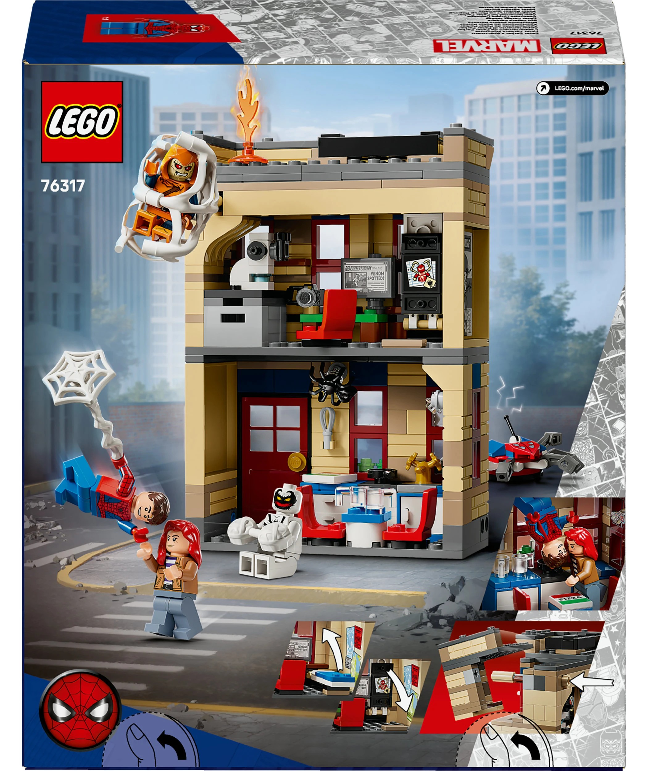 10 LEGO Marvel Super Heroes Peter Parker’s Apartment 76317, 10 of 10