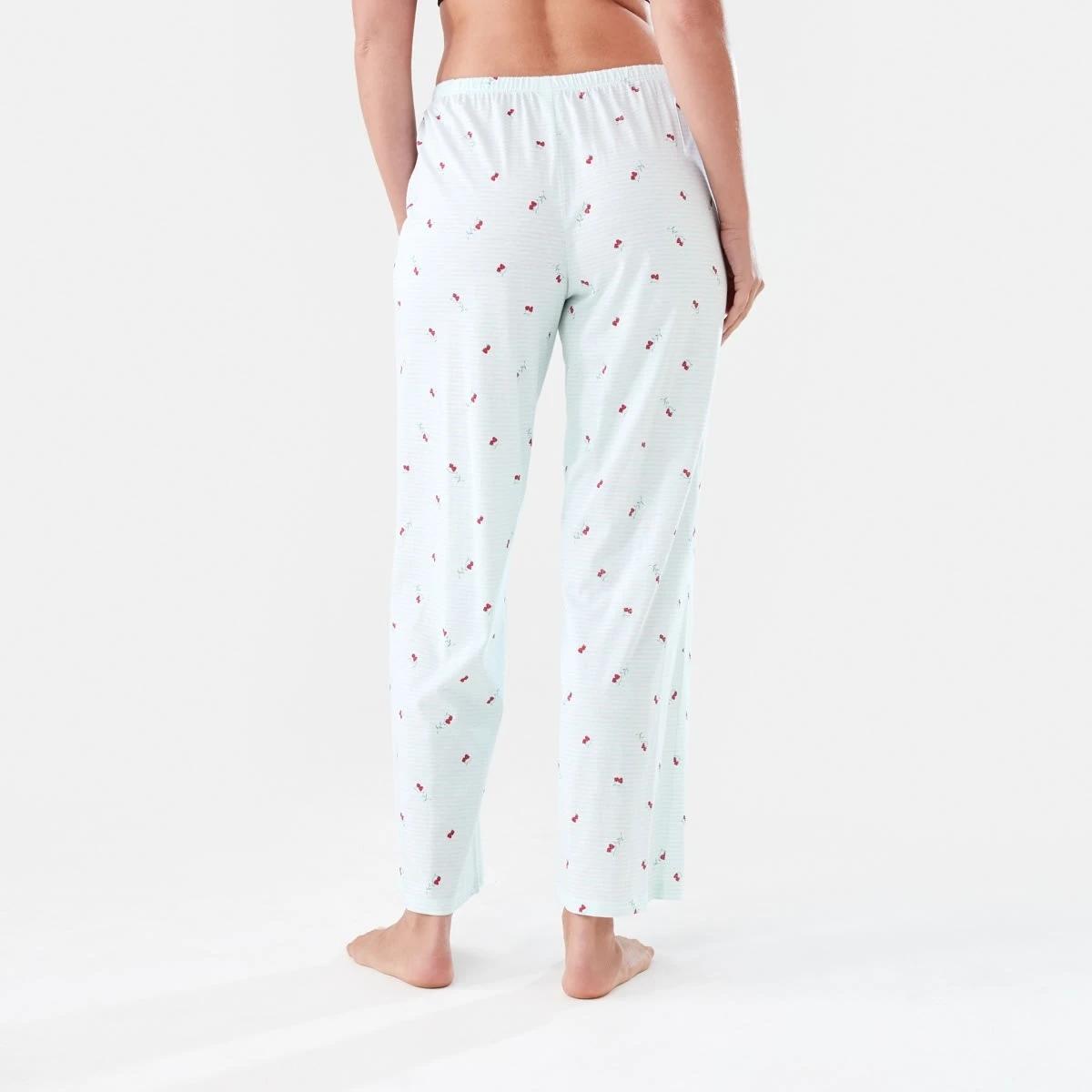 3 Print Knit Pants RASPBERRY STRIPE SPROUT, 3 of 4