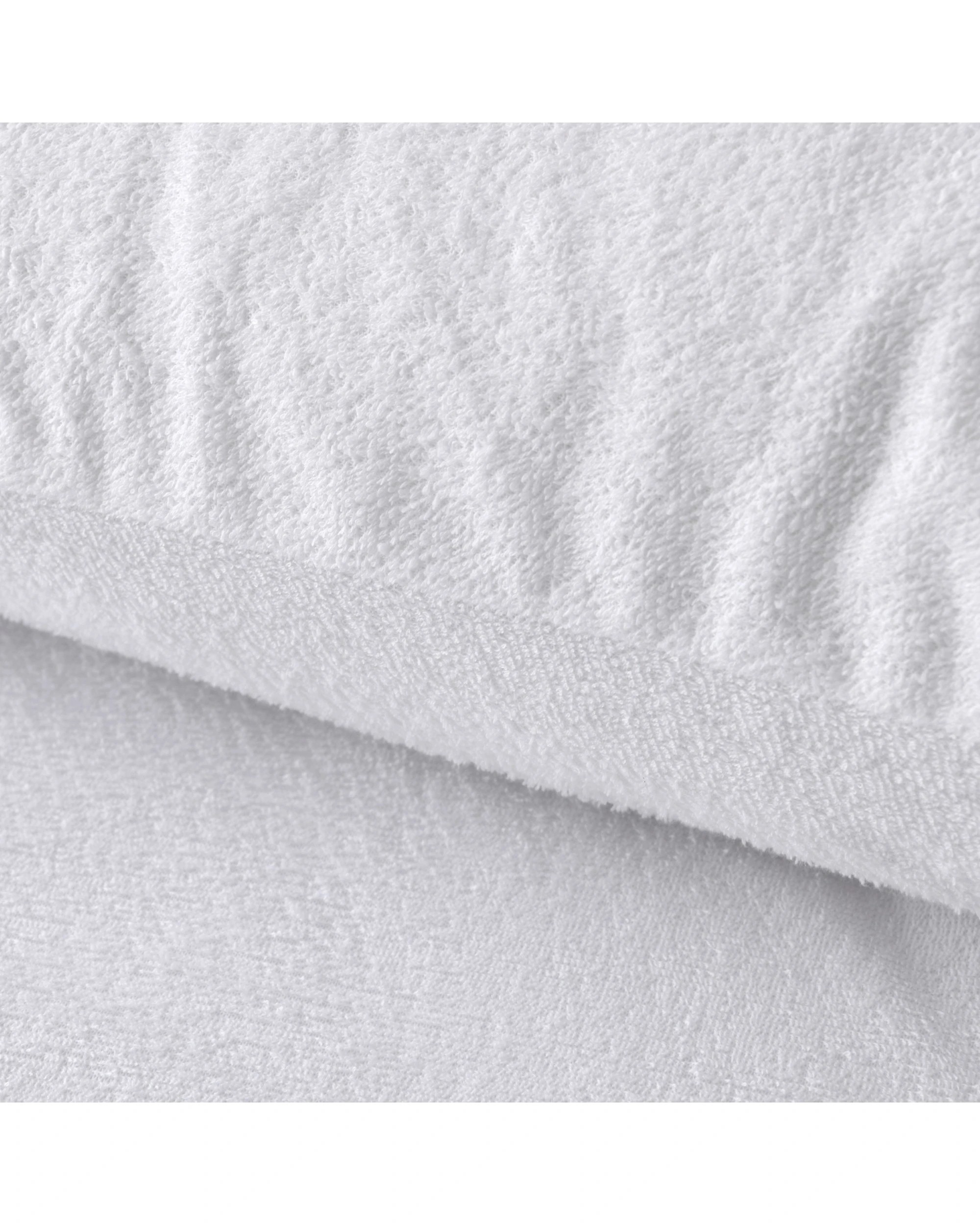 6 Dreamaker Cotton Terry Towelling Waterproof Pillow Protector Standard 48x73cm (2 Pack) - White, 6 of 7