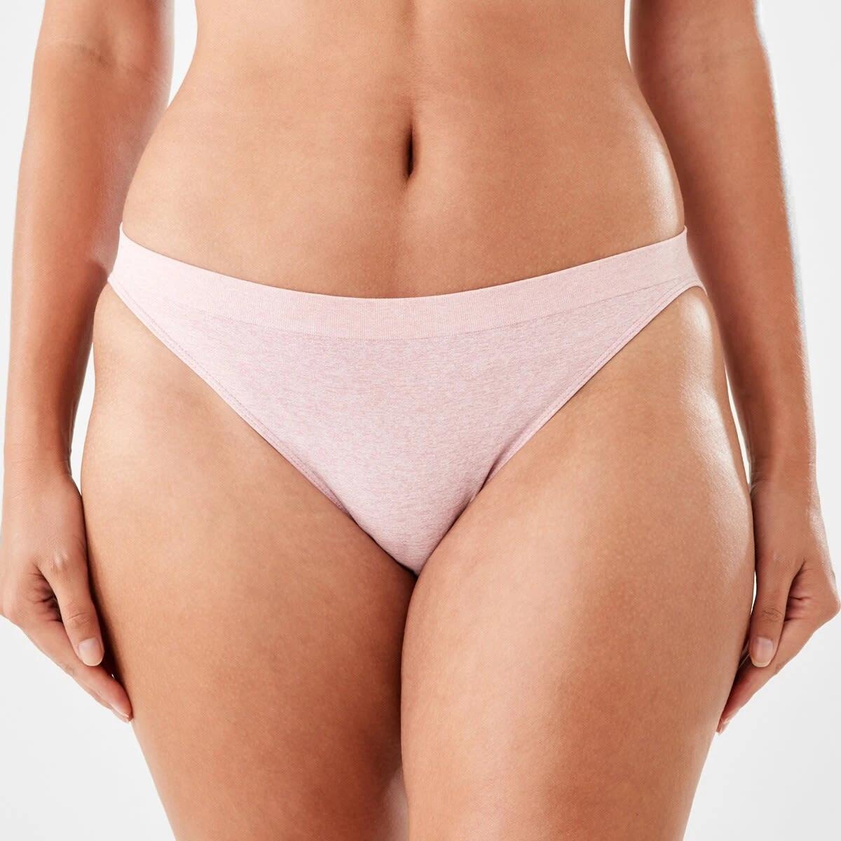 2 Ultra Smooth Seamfree Bikini Briefs SIERRA PINK MARLE, 2 of 4