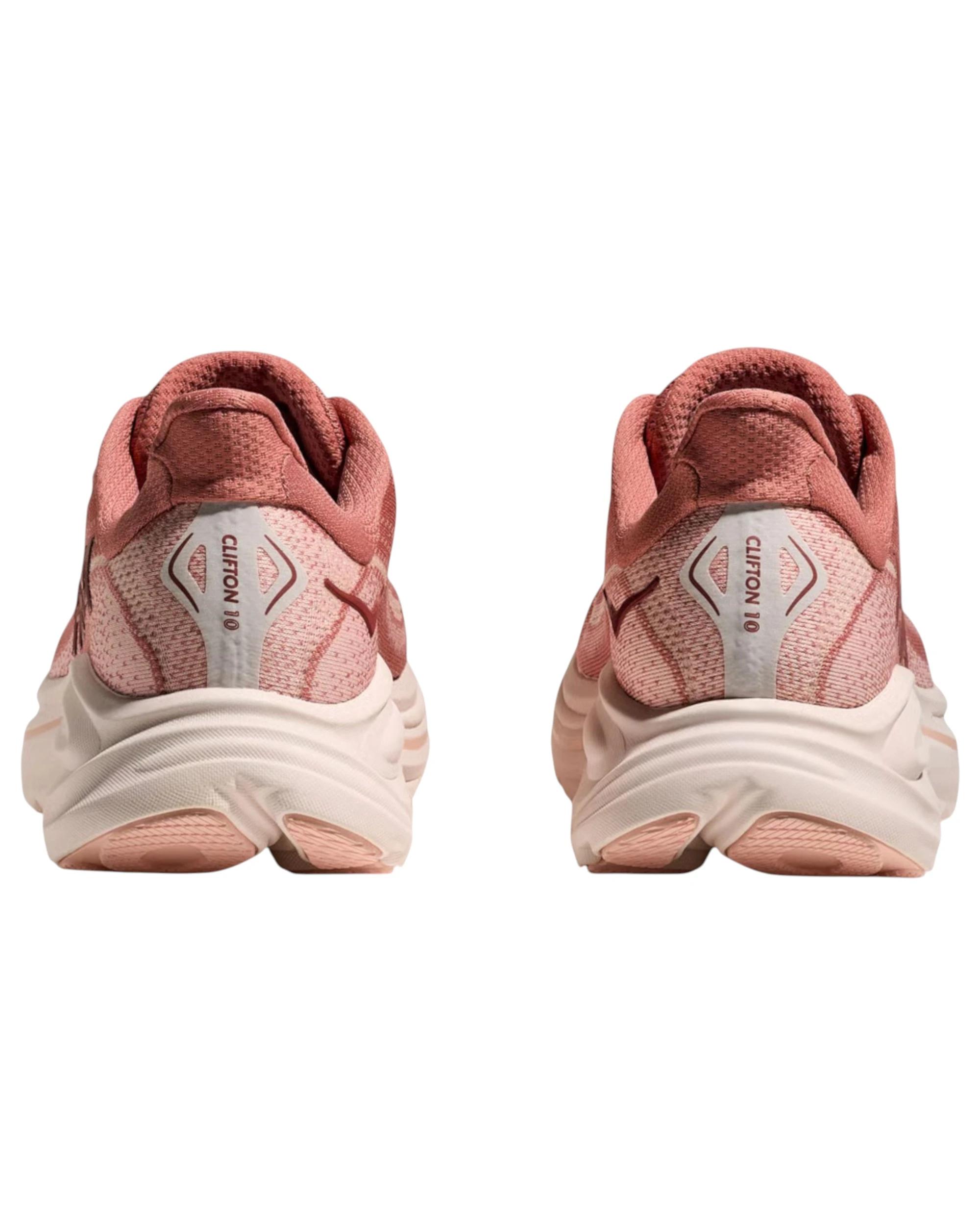 2 Hoka Womens Clifton 10 Athletic Running Shoes BLUSH ROSE, 2 of 8