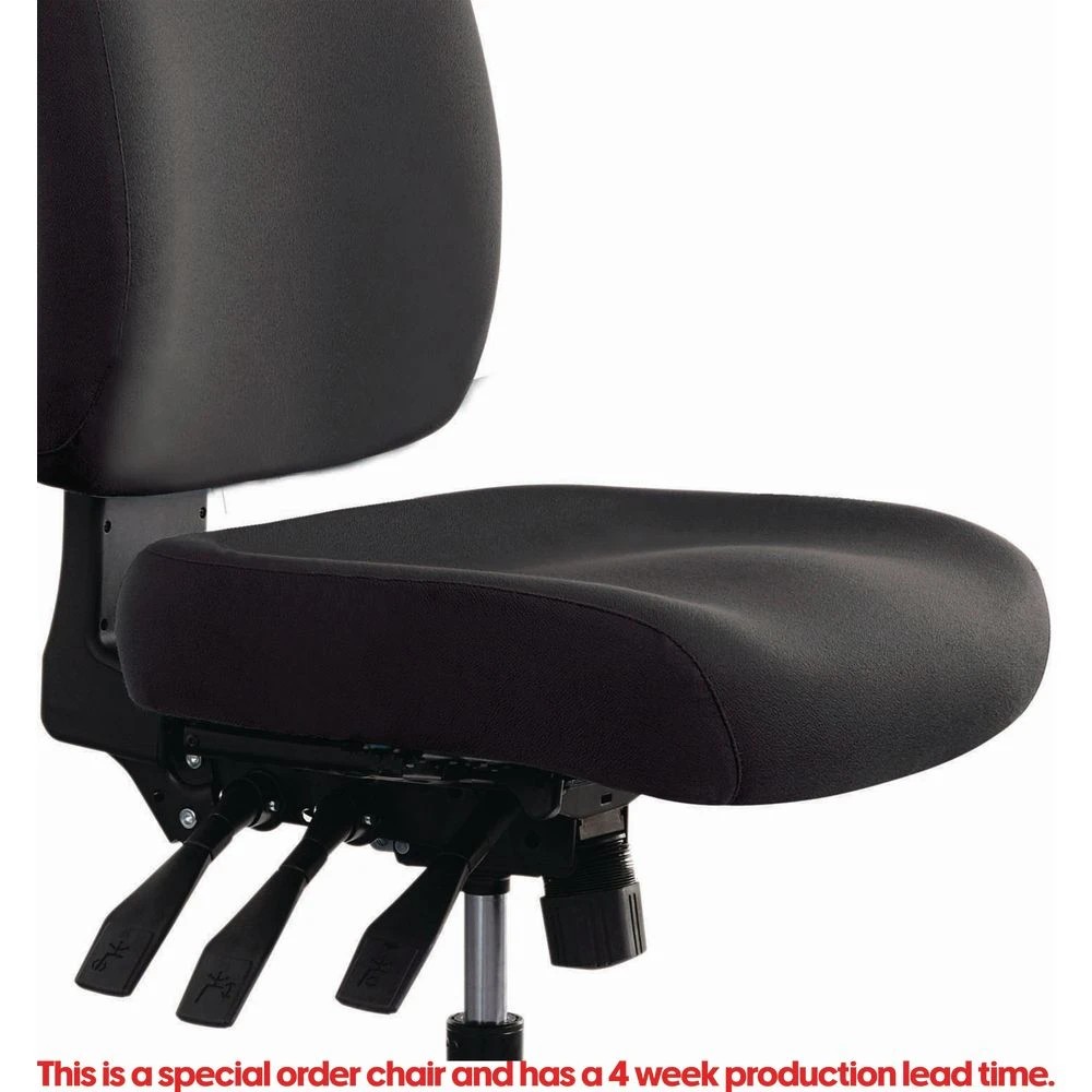 5 Buro Tidal High Back Fabric Chair Black Ergonomic Chairs and Desk Chairs, 5 of 10