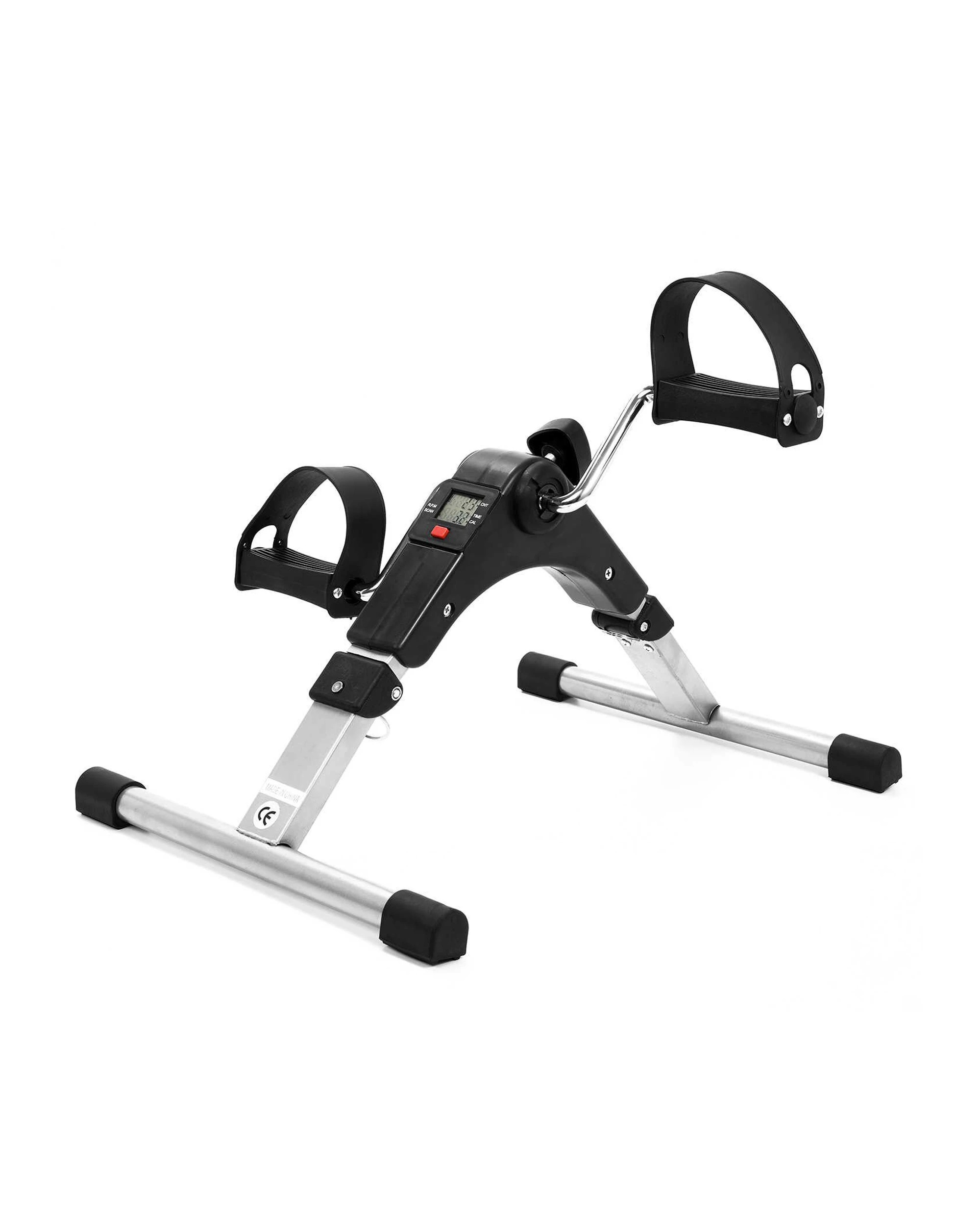 1 TODO Mini Folding Exercise Bike Pedal Trainer Gym Under Office Desk Cycle Arm/ Leg Workout, 1 of 6