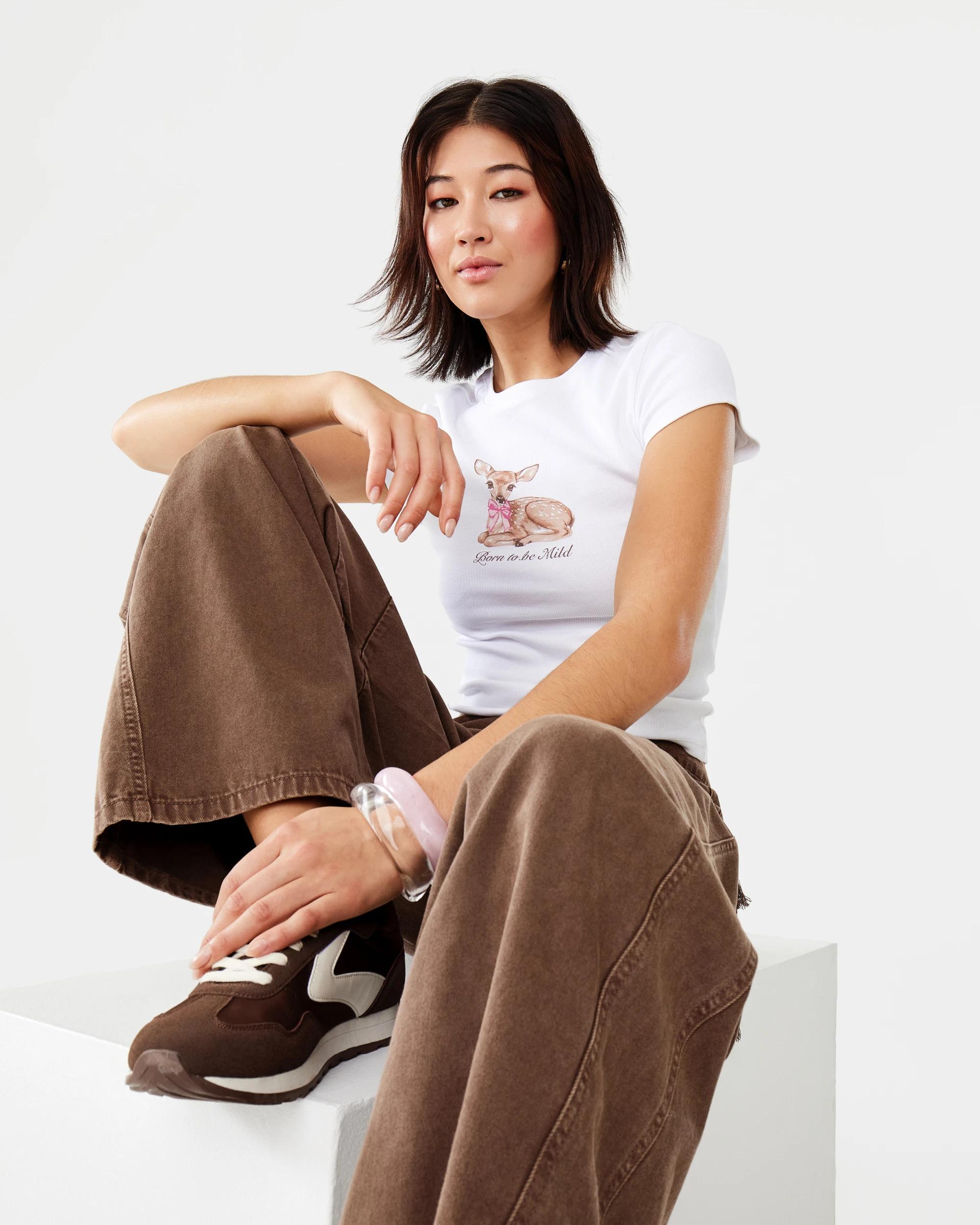 10 Neat Fit Print Rib T-shirt Deer, 10 of 10