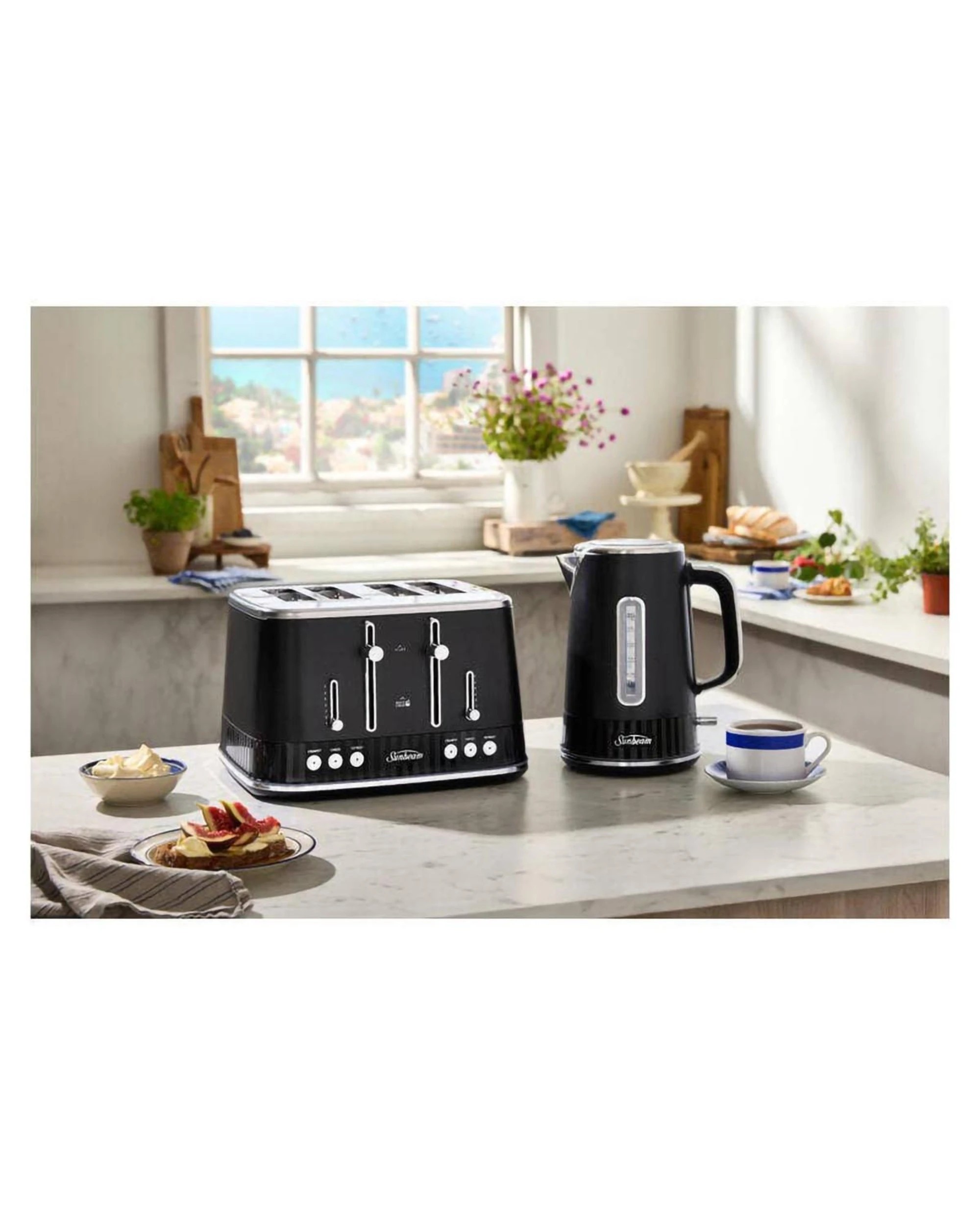 4 Sunbeam French Riviera Collection Breakfast Pack-Up - Black - BLACK, 4 of 4