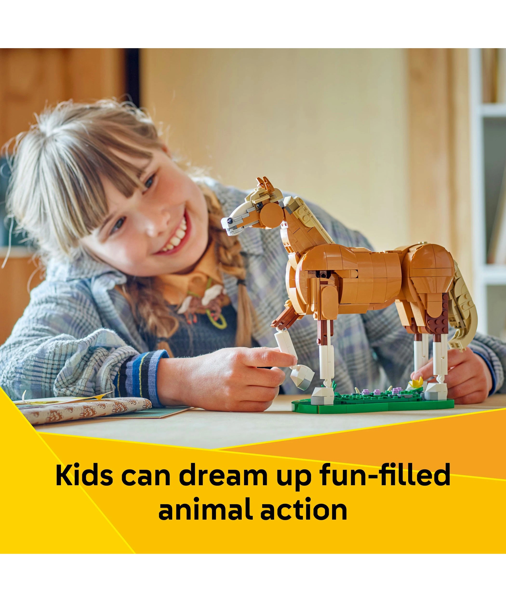 4 LEGO Creator Beautiful Horse 31166, 4 of 10