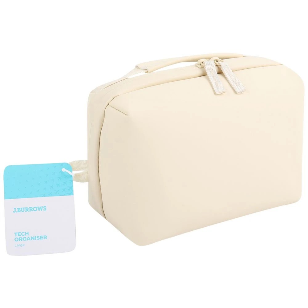 8 J.Burrows Tech/Cable Organiser Large Beige, 8 of 8