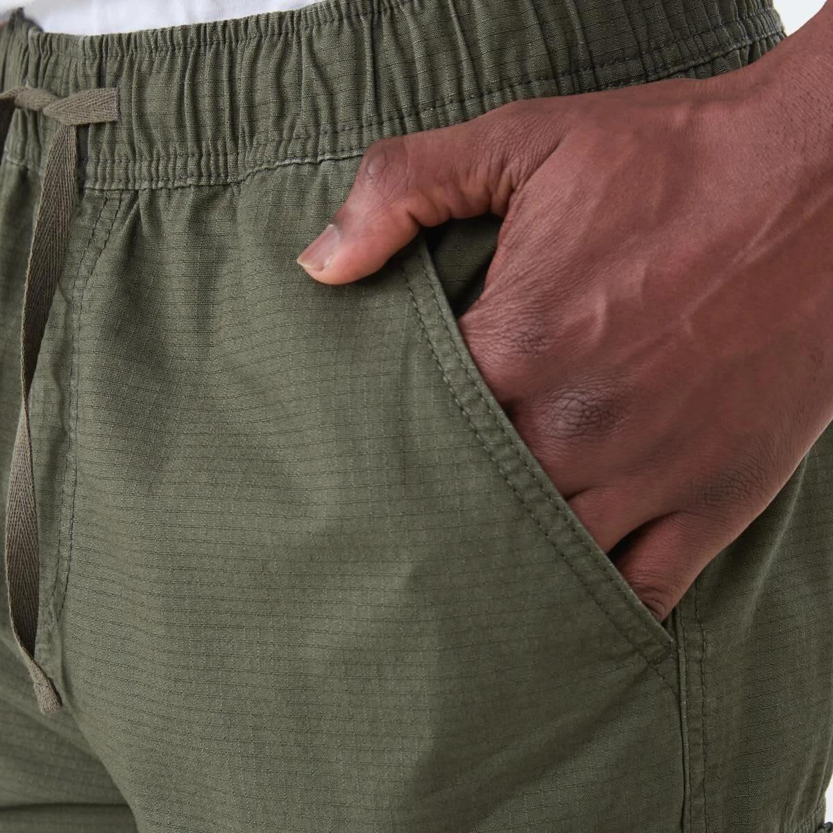 5 Textured Cargo Shorts TUSSOCK GREEN, 5 of 7