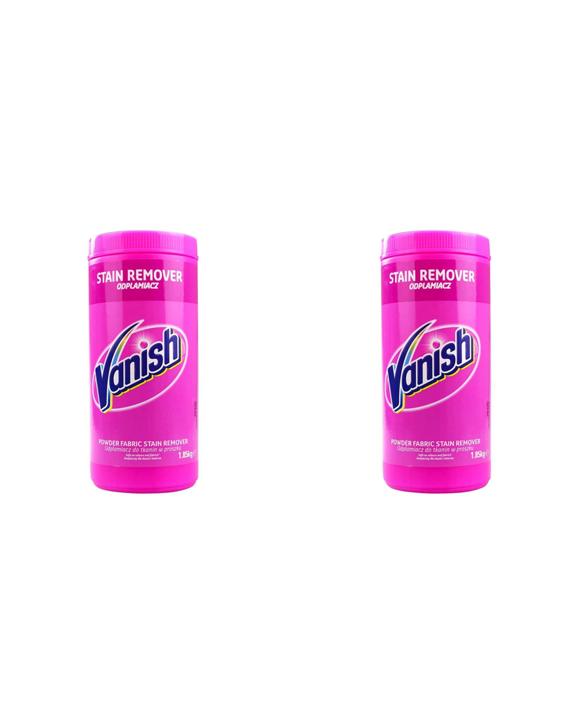 Vanish 2PK Laundry Detergent Powder Fabric Stain Remover 1.85kg - Pink