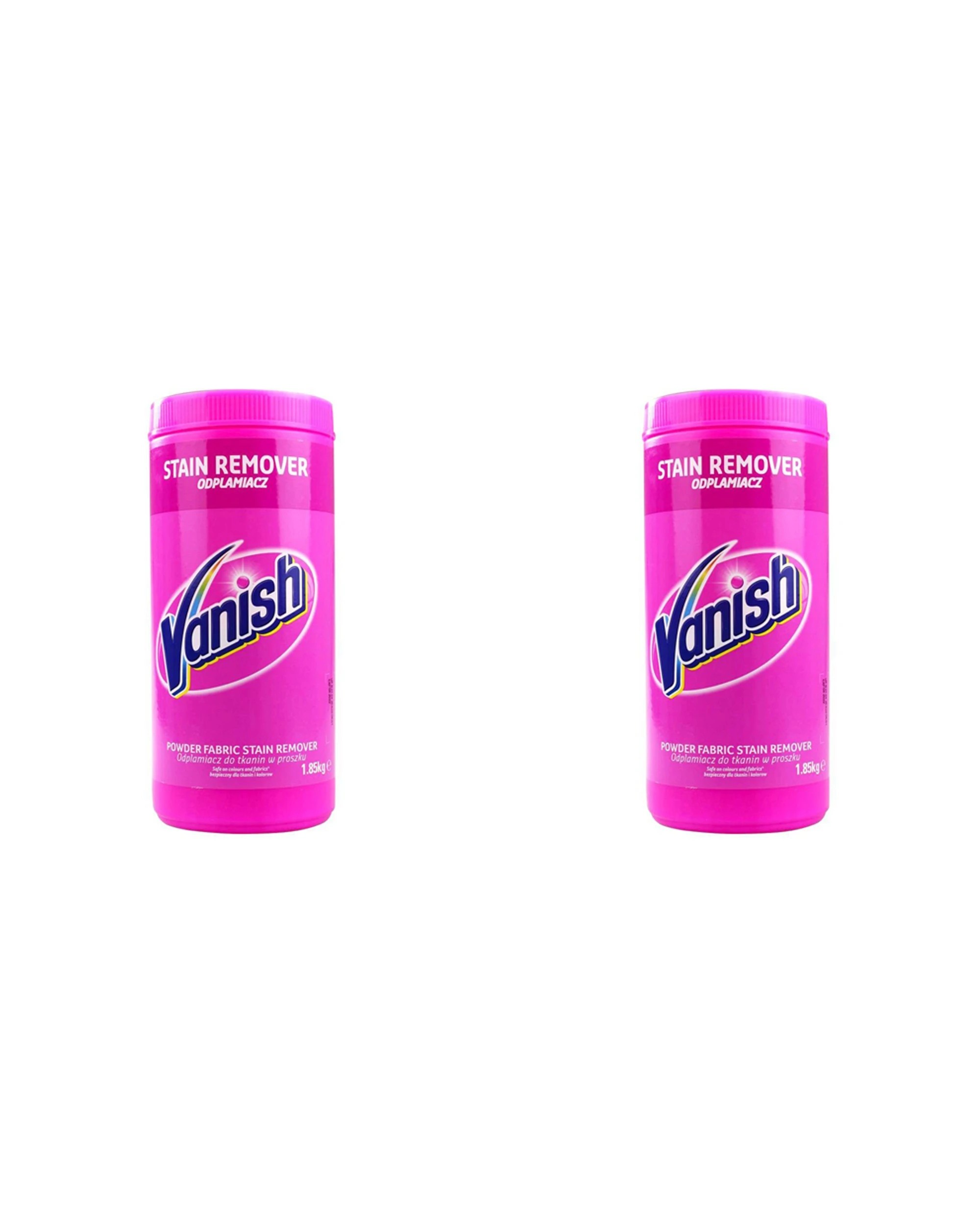 1 Vanish 2PK Laundry Detergent Powder Fabric Stain Remover 1.85kg - Pink, 1 of 4