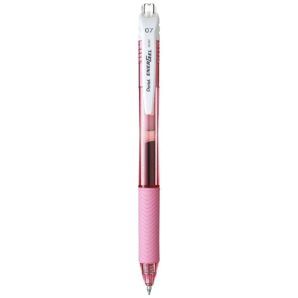 1 Pentel Energel X BL107 Gel Pen 0.7mm Pastel Pink, 1 of 4