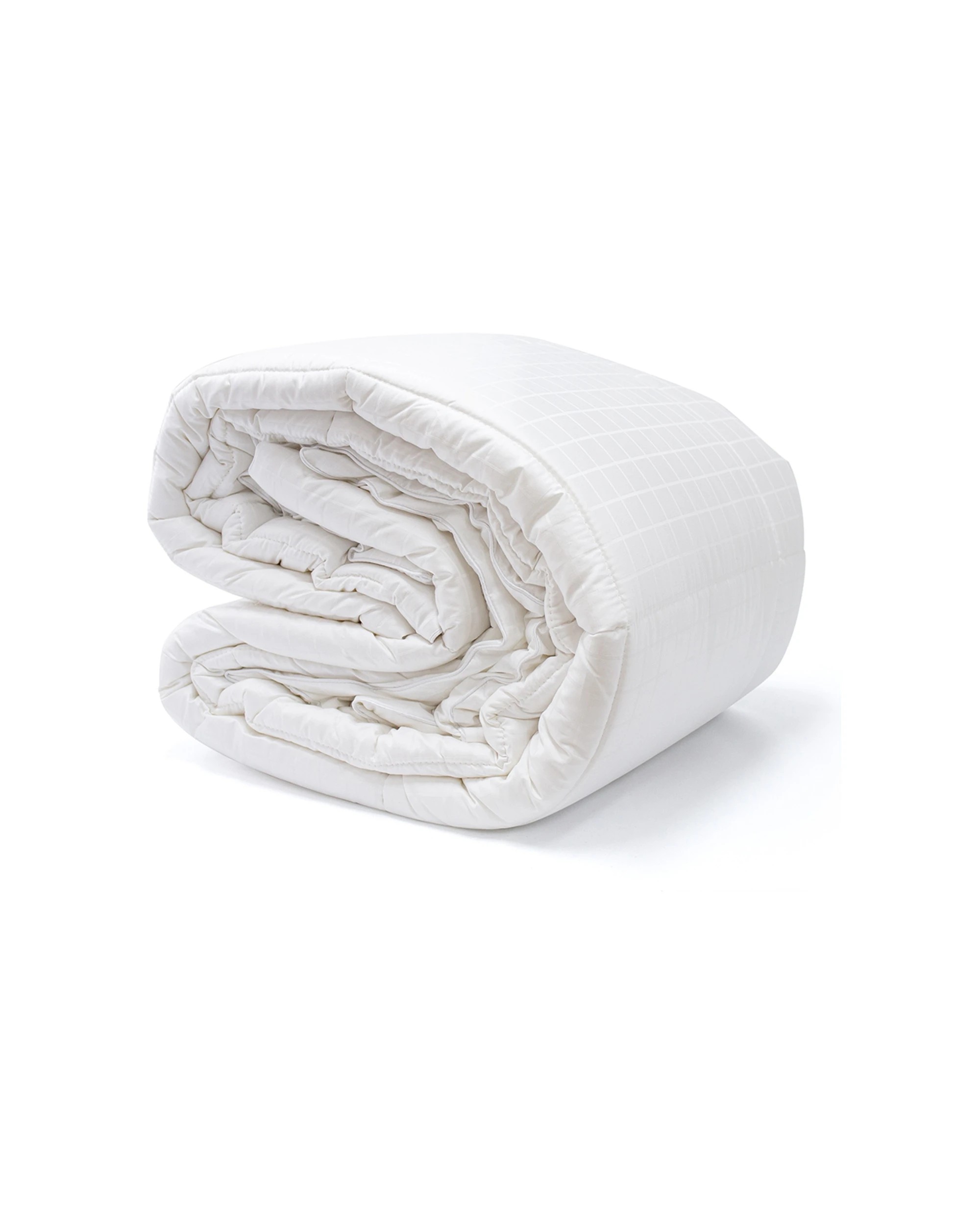 1 Onkaparinga Winter Satin Wool-Filled Quilt - White, 1 of 2