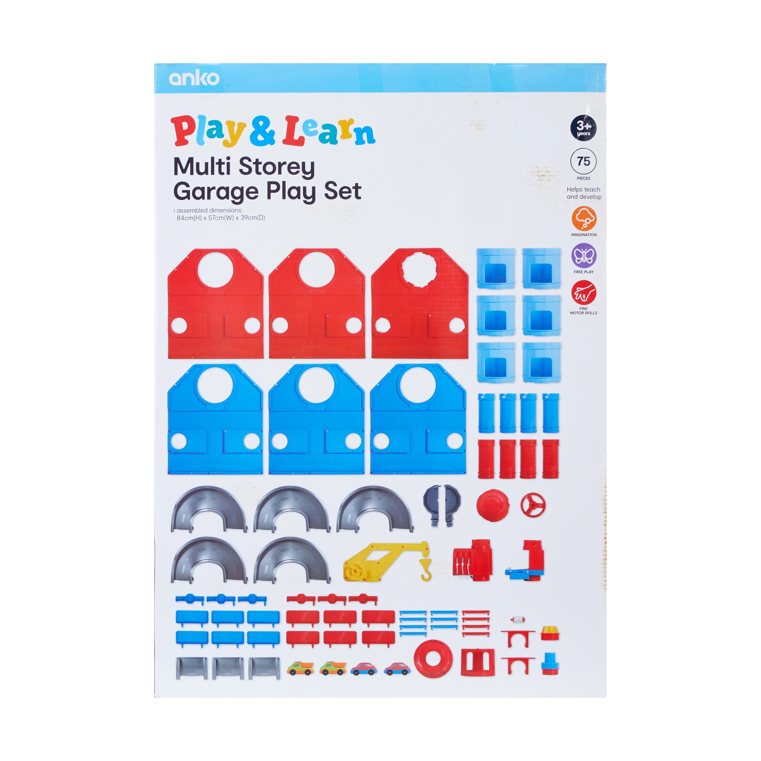 9 75 Piece Multi Storey Garage Play Set, 9 of 9