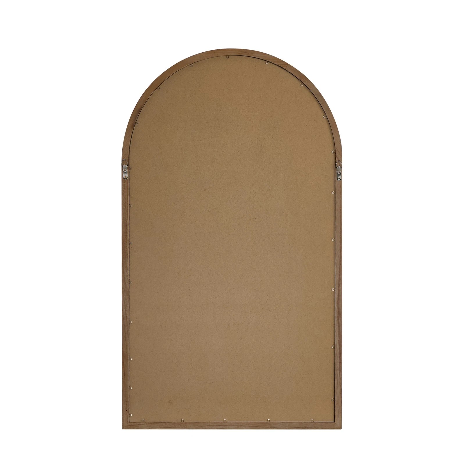 8 Oikiture Arched Wall Mirrors Vanity Home Decor Makeup Mirror 86x50cm - Brown, 8 of 9