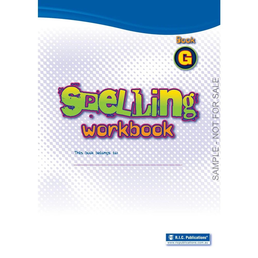 2 Spelling Workbook/Interactive Book G, 2 of 5
