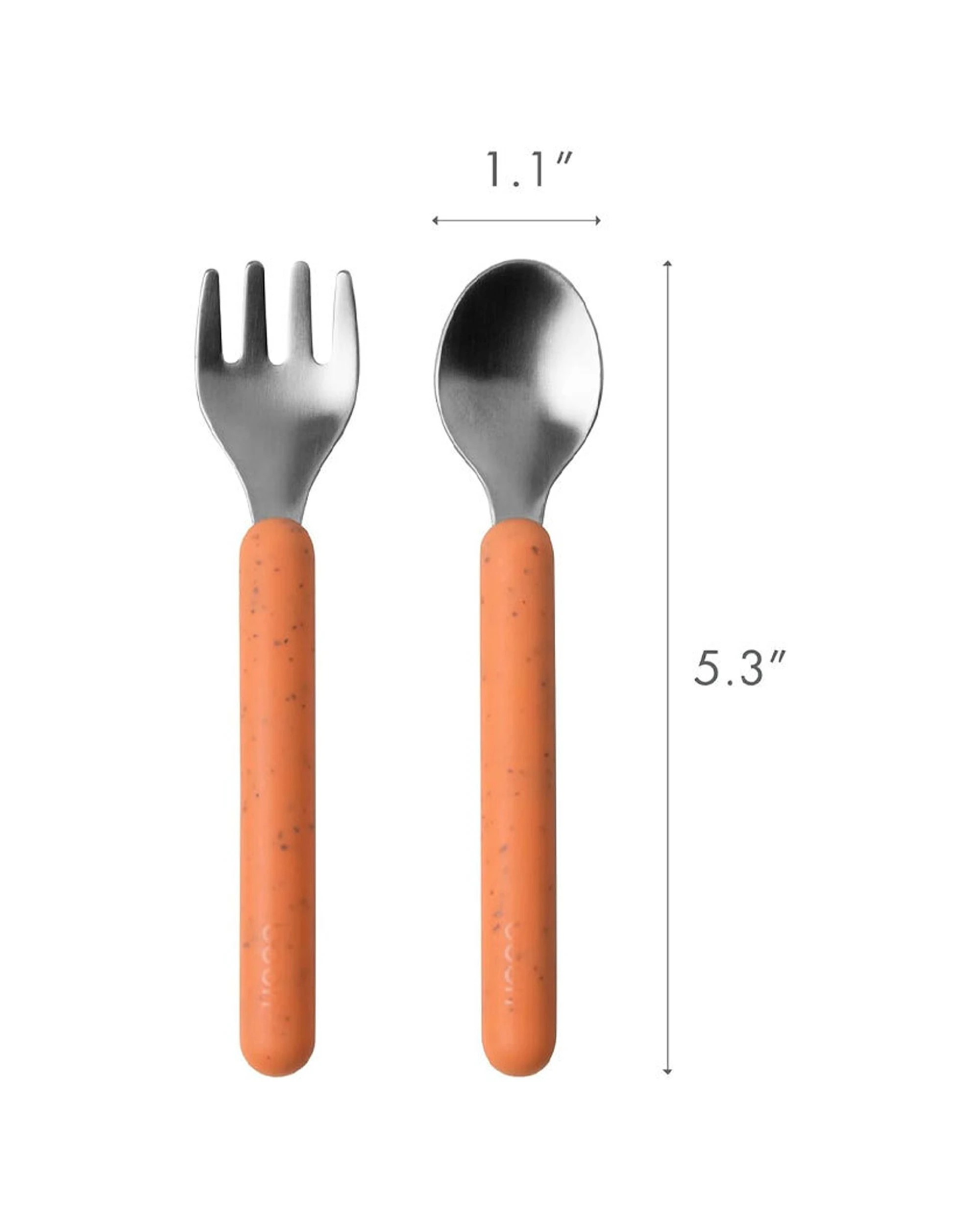 5 Boon 6pc Chow Toddler Stainless Steel Utensils Mint Navy Set - Multi, 5 of 5