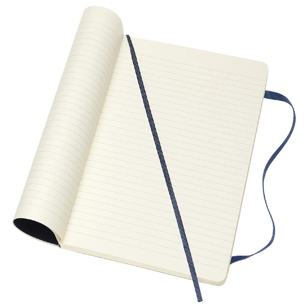 4 Moleskine Soft Cover Notebook Ruled Large Sapphire Blue, 4 of 5