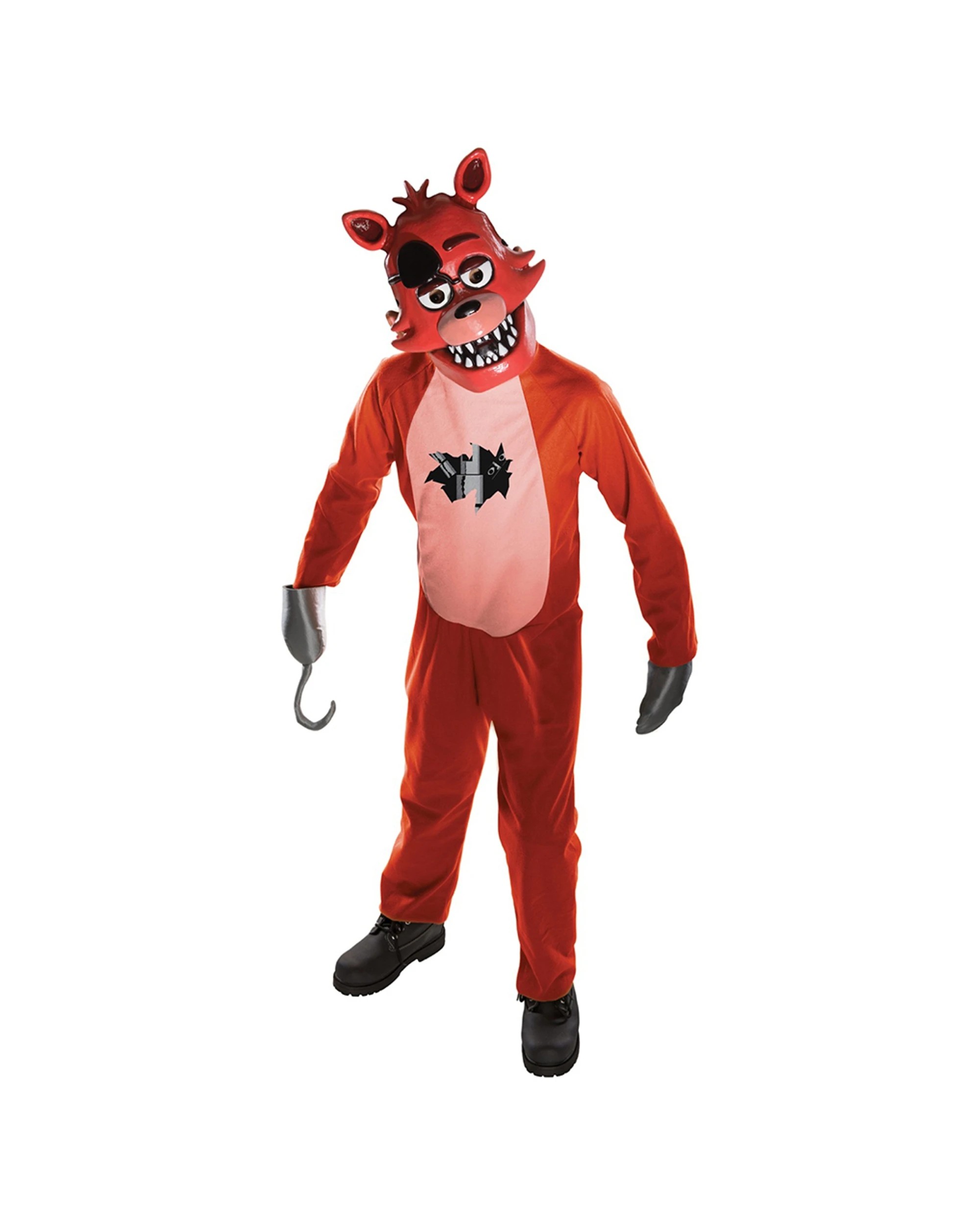 1 Five Nights At Freddies Size M Foxy Mascot Kids Dress Up Party Costume - Fnaf Kids Costume
 - Red, 1 of 3