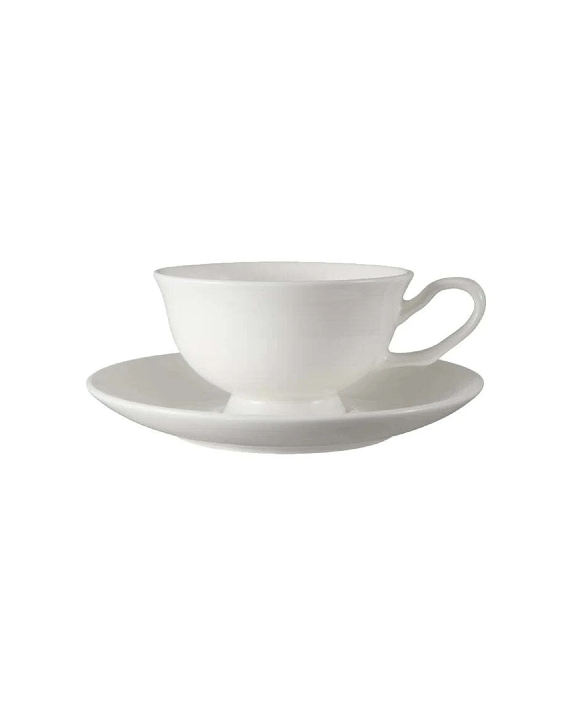 1 Maxwell & Williams Cashmere Bone China Footed Demi Cup & Saucer Set 90ml - White, 1 of 3