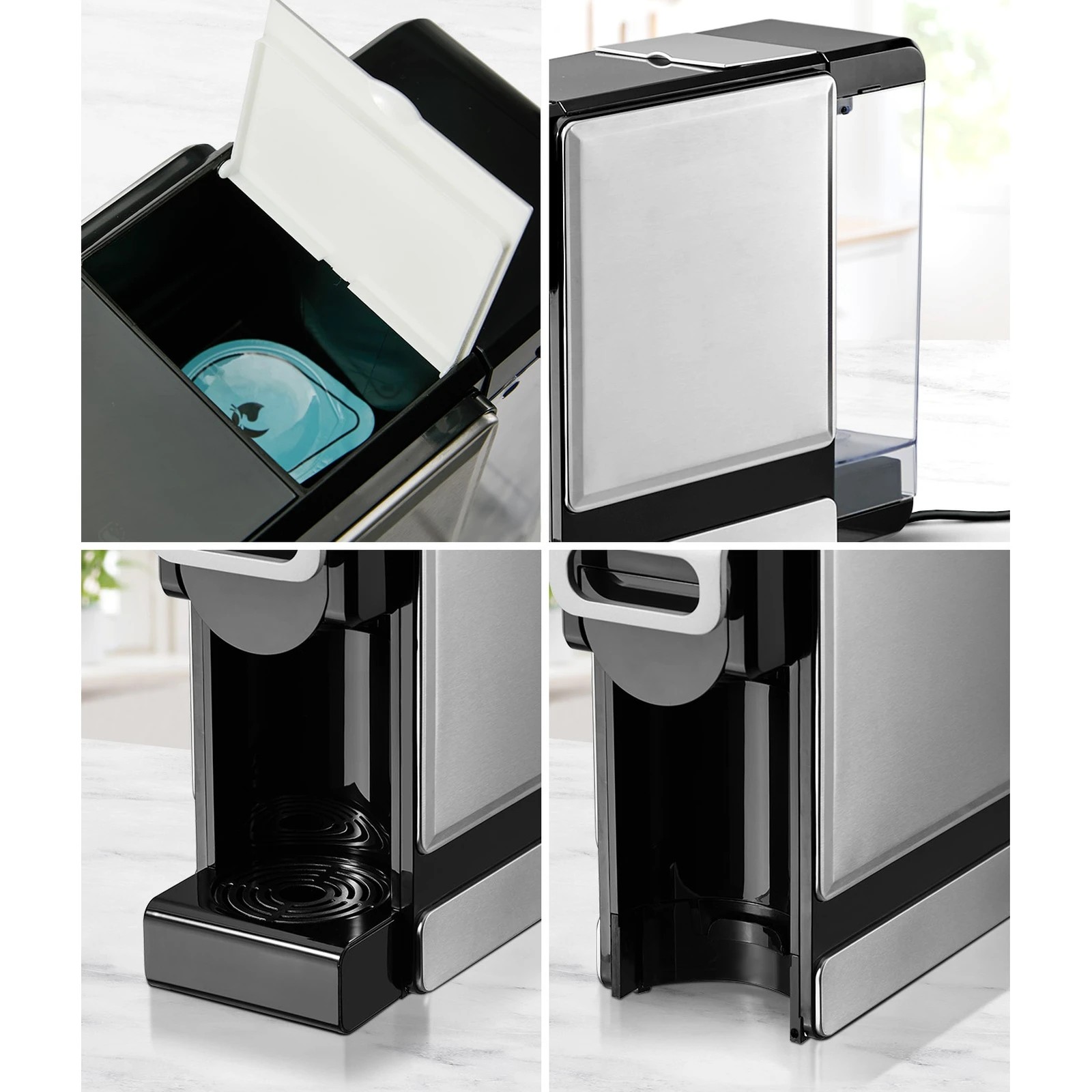 4 Vevare 5 in 1 Capsule Coffee Machine 19Bar Nespresso Dolce-Gusto Pod K-Cup Maker - Black, 4 of 4