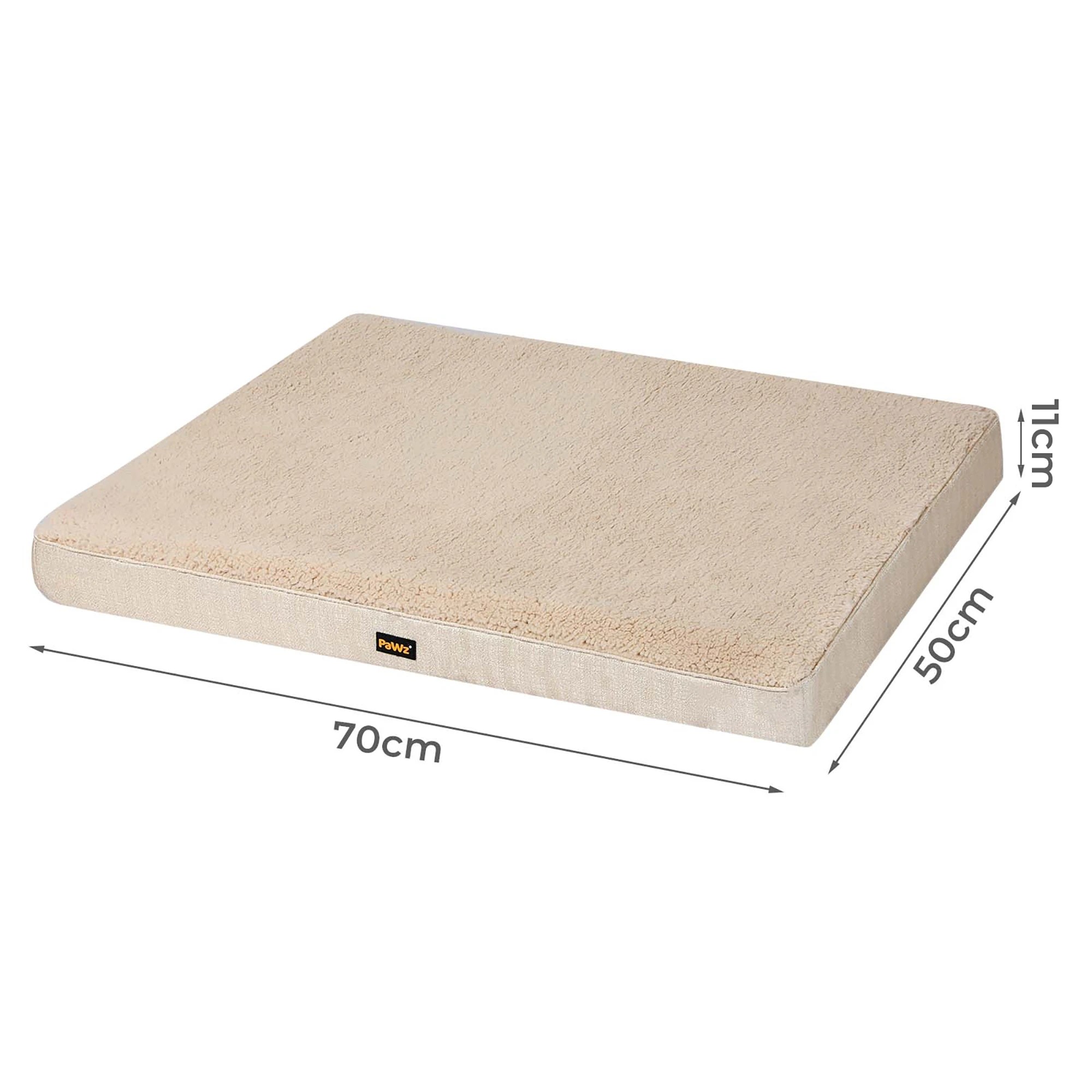 3 Pawz M-Size 70X50Cm-Soft Large Dog Pet Bed Pillow Mattress For Crate, 3 of 9