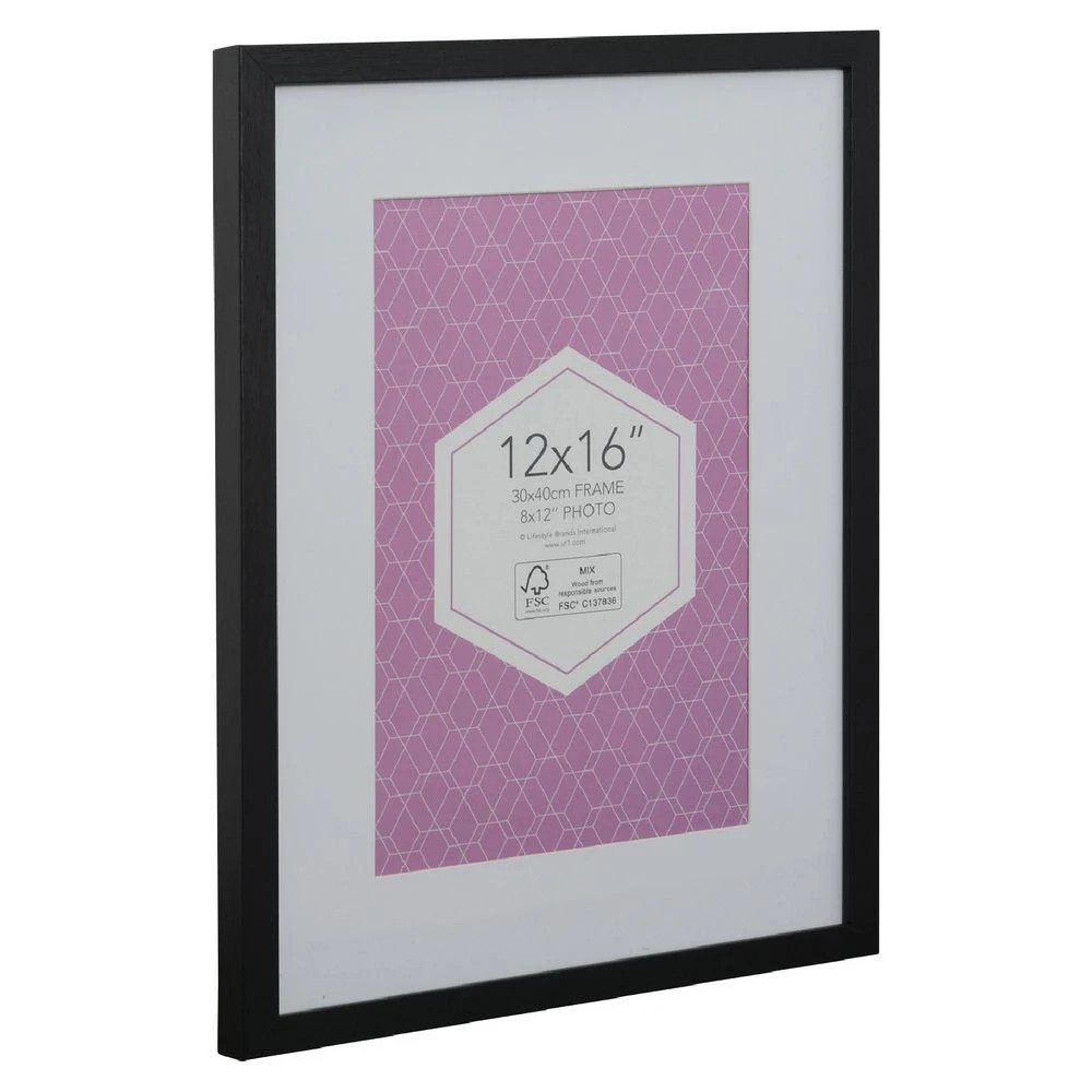 3 Promenade 12x16" Frame Black, 3 of 4