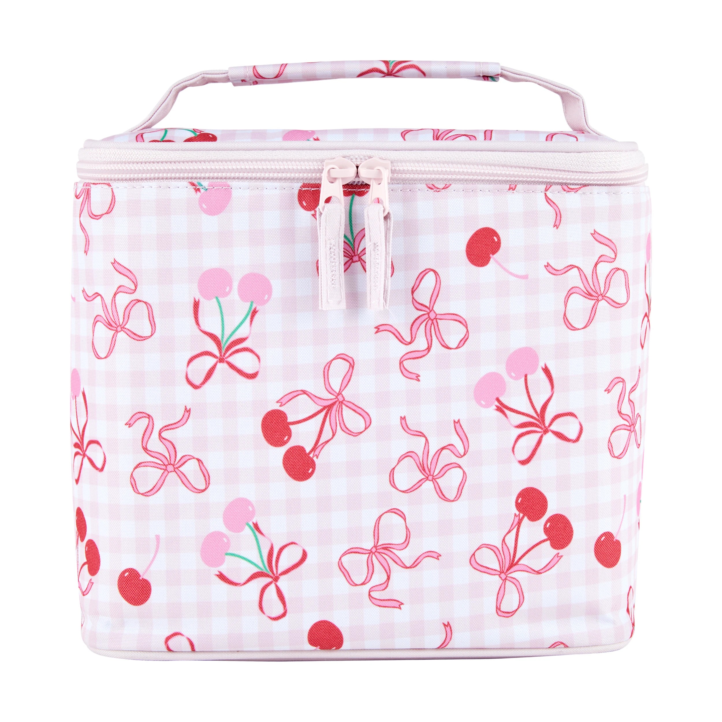 1 Cherry Bow Insulated Top Loader Lunch Bag, 1 of 4