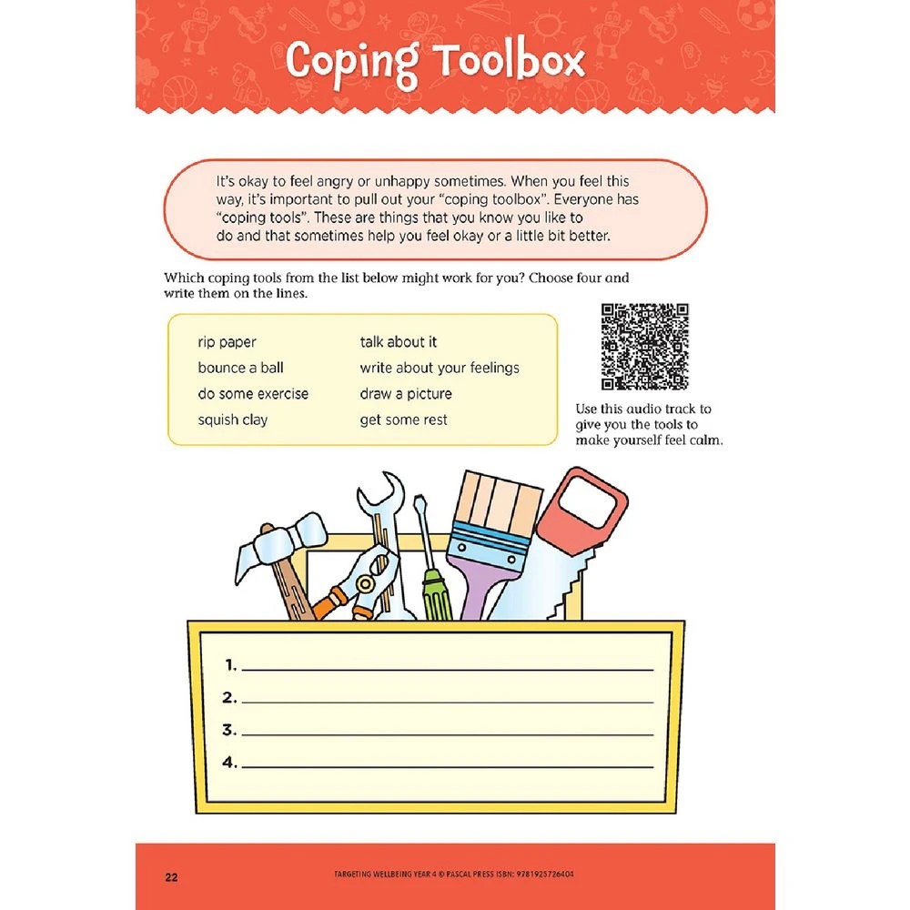 6 Targeting Wellbeing Year 4, 6 of 7