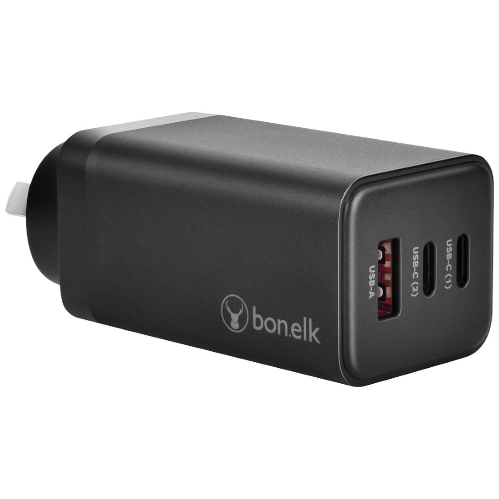 1 Bonelk Eco Wall Charger 3x USB-C 65w Black, 1 of 7