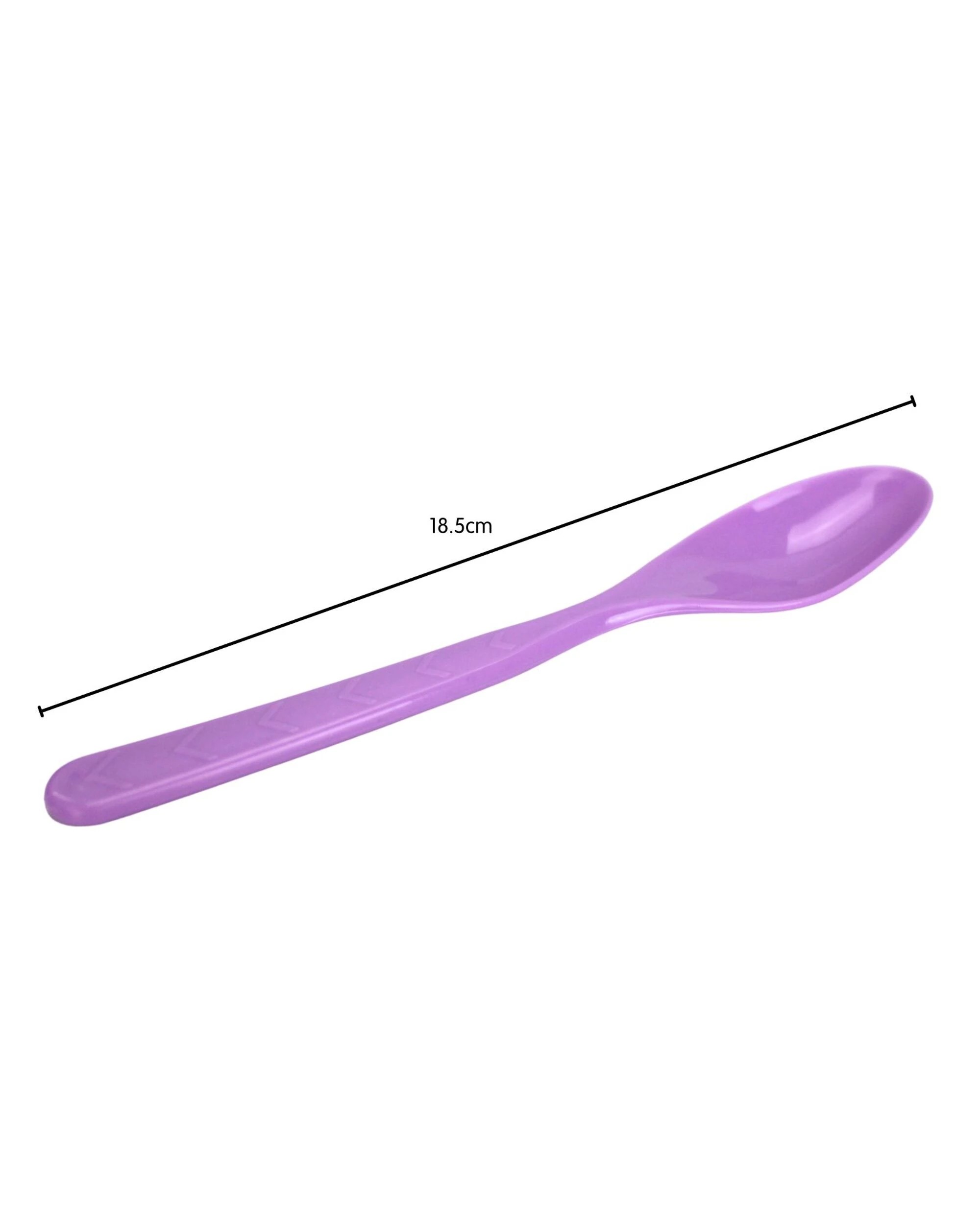 2 Party Maker Light Reusable Plastic Spoons Pack of 18 - Purple, 2 of 4