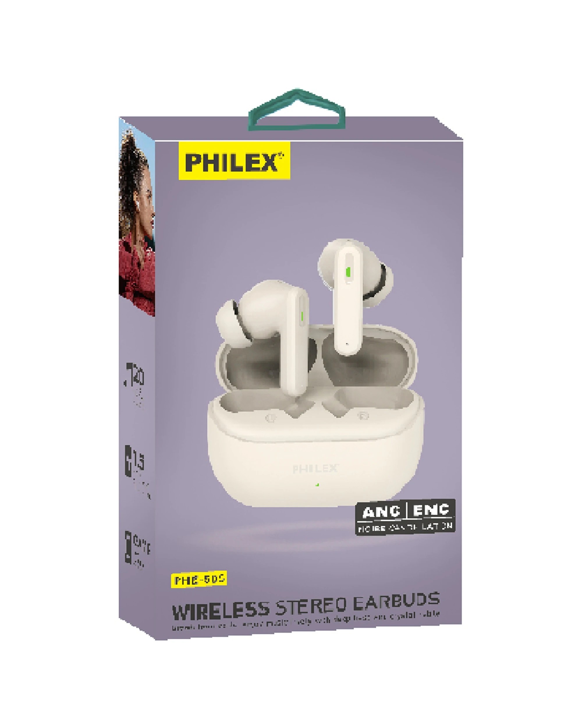 3 Sansai TWS Earphones Bluetooth 5.3 with Wireless Charging Case 6x5 cm Ivory - Beige, 3 of 3