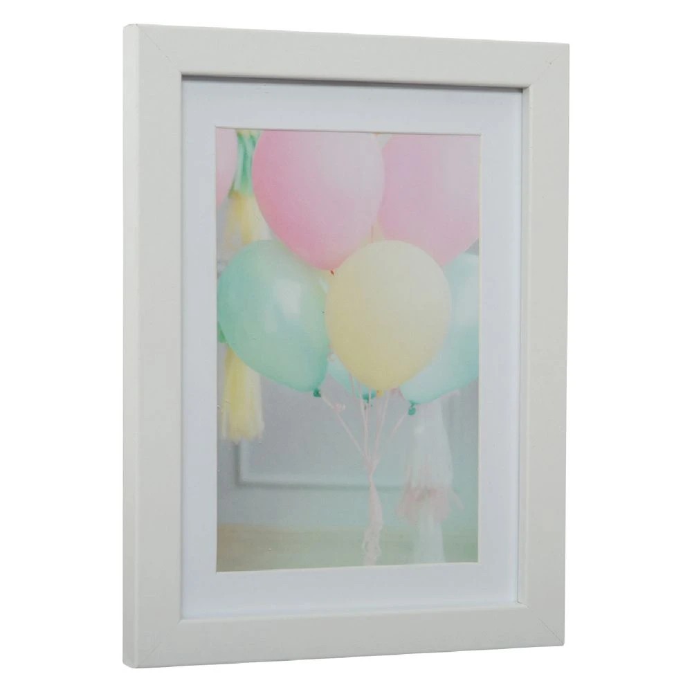 5 Display Frames and Ledge Box Set White, 5 of 5