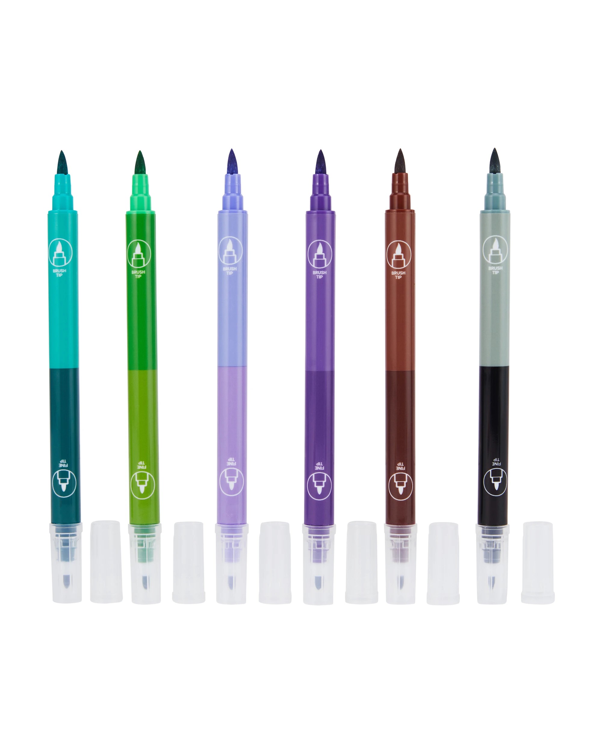 5 12 Pack Bullet Journal Dual-Colour Markers, 5 of 9