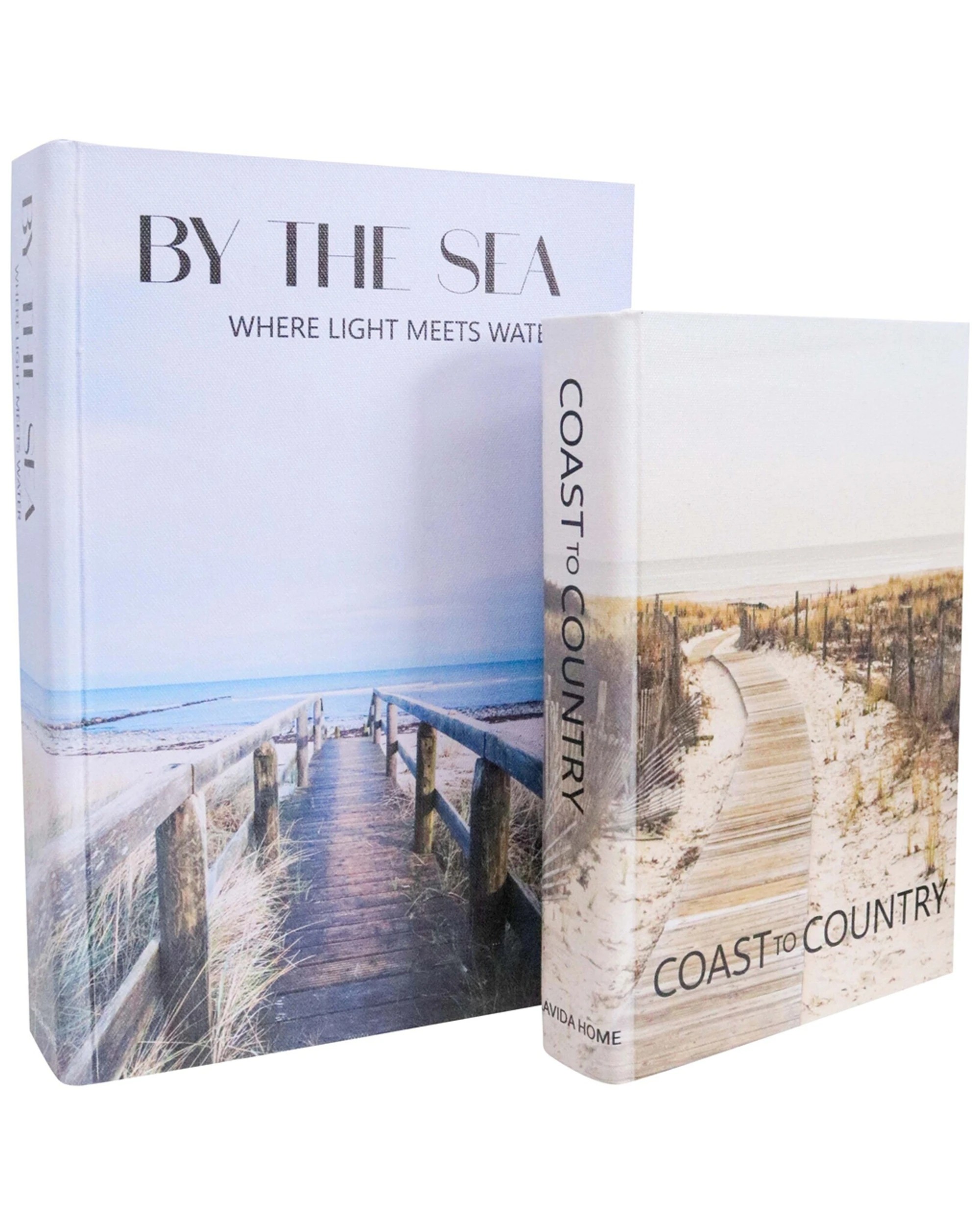 2 LVD Boardwalks MDF Book Box Home Decor Set 24cm-29cm 2pk - Storage Box
 - multi, 2 of 3