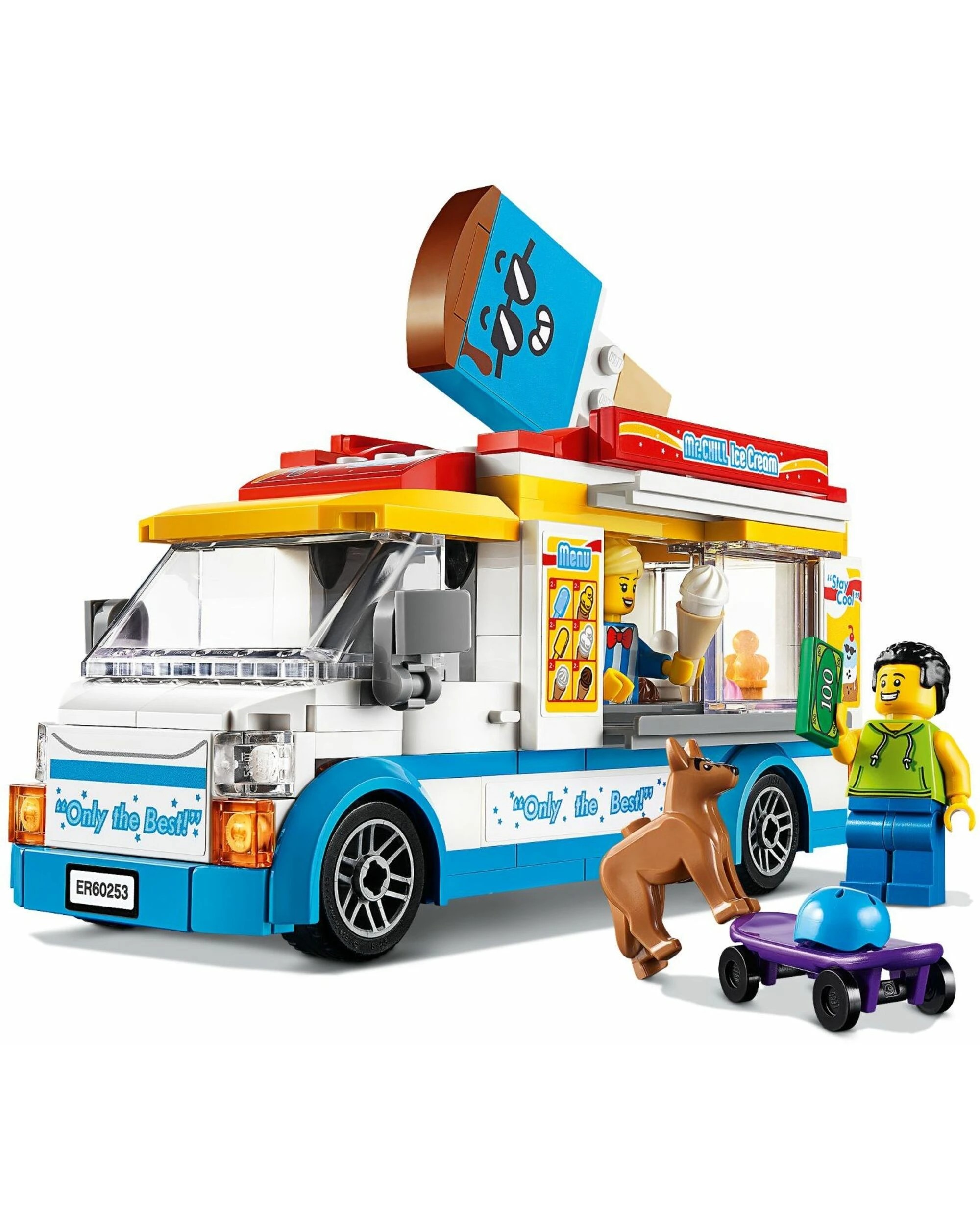 2 LEGO 60253 City Great Vehicles Ice-Cream Truck Toy, 2 of 5