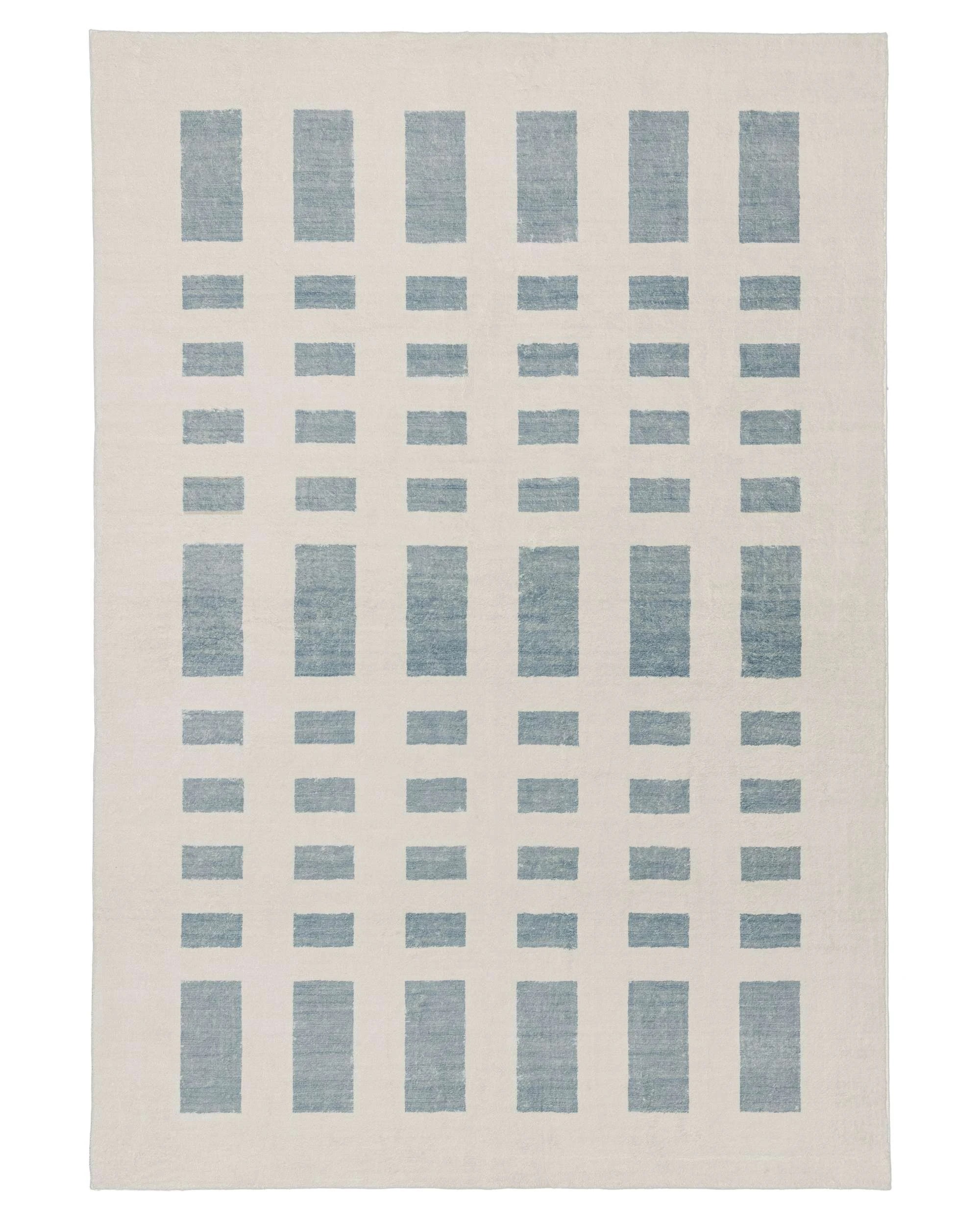 1 Loopsie Wingate Printed Washable Rug-230cm x 160cm - Blue, 1 of 8
