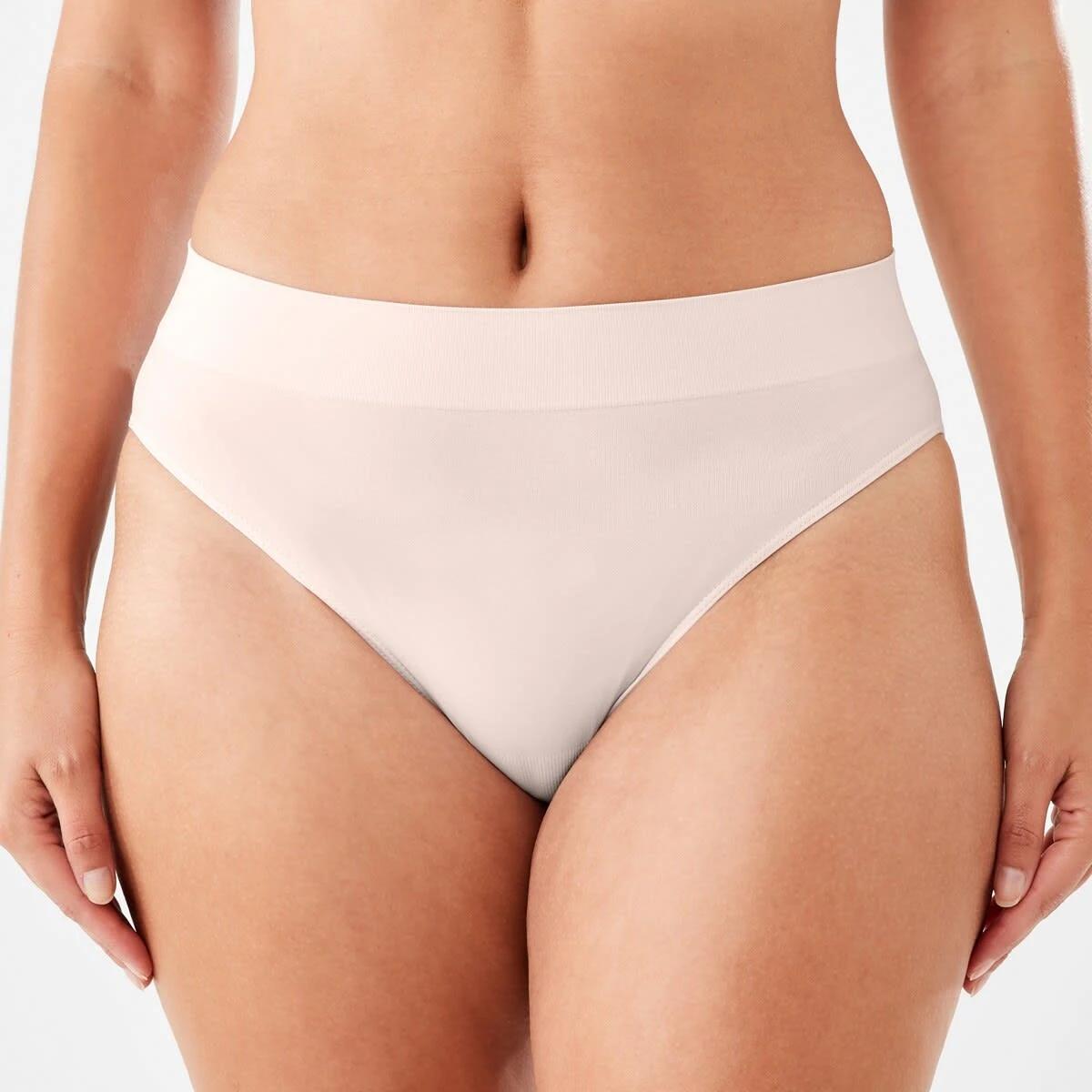4 3 Pack Ultra Smooth Seamfree Hi-Cut Briefs HALOGEN BLUE, PINK CHALK, MIDNIGHT, 4 of 8