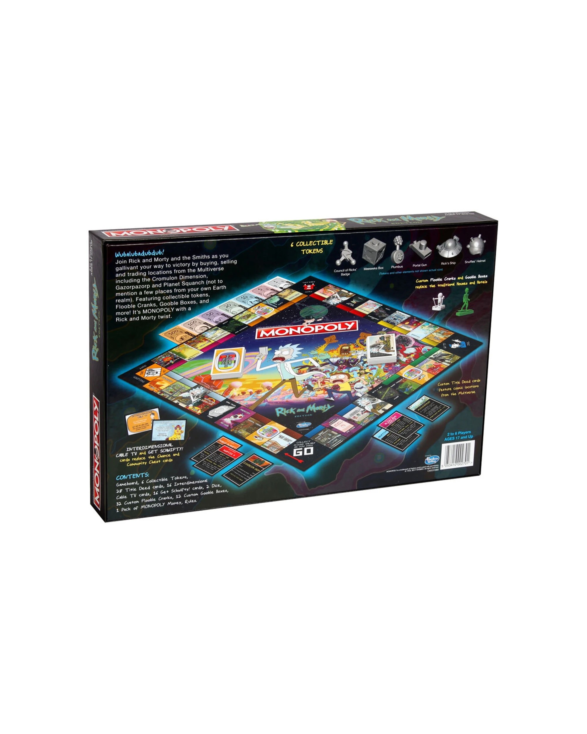 5 Monopoly Rick and Morty Edition Tabletop Themed Board Game 1 - Multi, 5 of 8