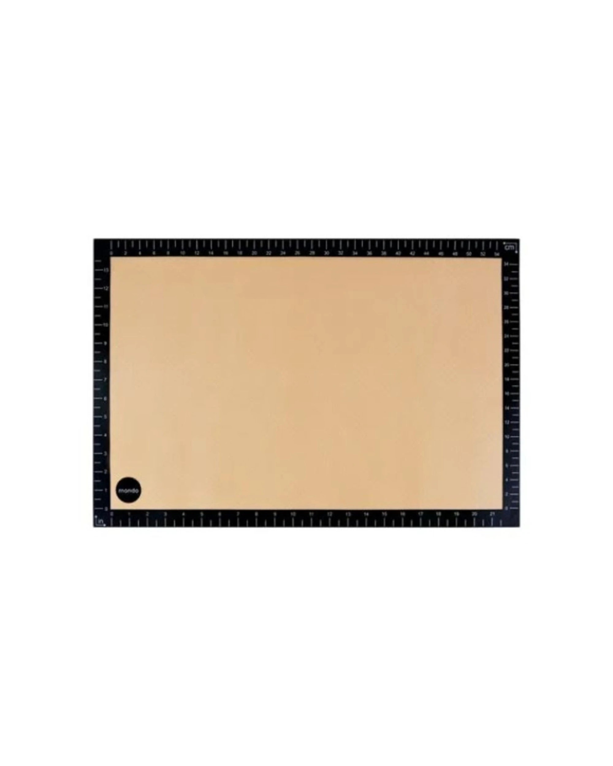 1 Mondo Pro Silicone Fibreglass Durable Non Stick Baking Mat Food Grade 30x40cm - Beige, 1 of 2
