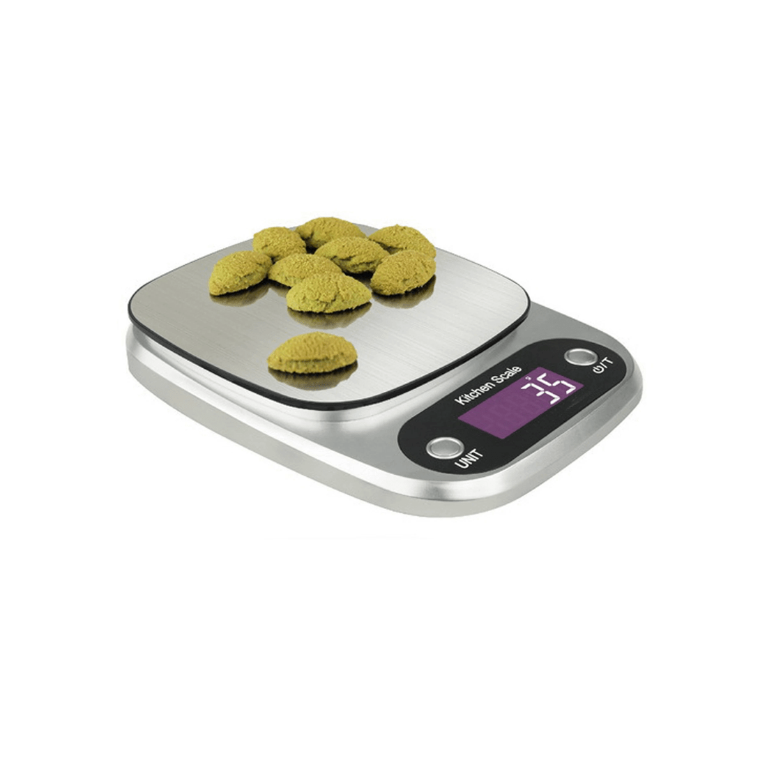 1 TODO 10Kg Stainless Steel Kitchen Scale Backlit Lcd Display 1G Graduation Jewelry Platform, 1 of 2