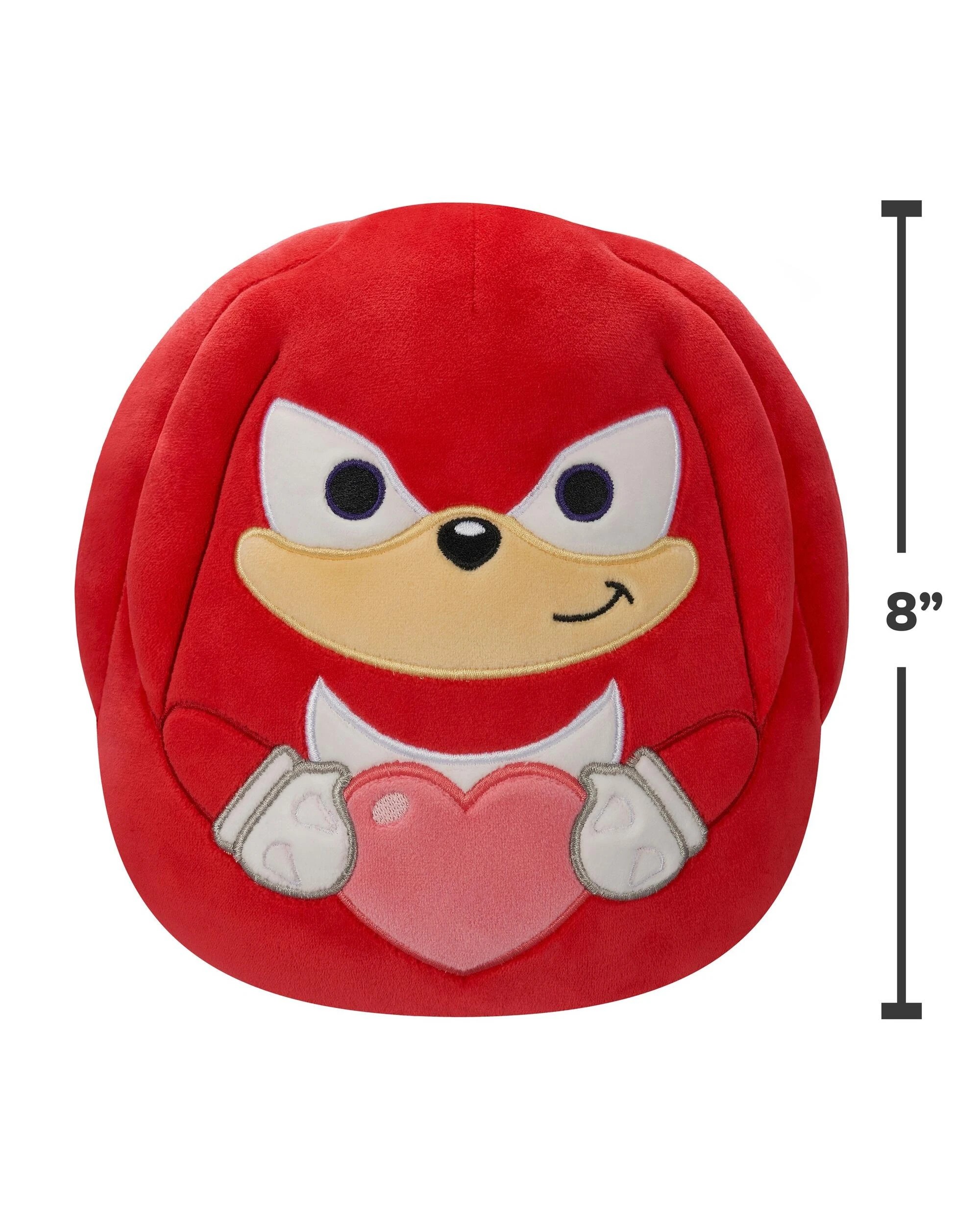 5 Squishmallows Valentines Sonic the Hedgehog Knuckles Holding 8-Bit Heart 8 inch Plush, 5 of 6