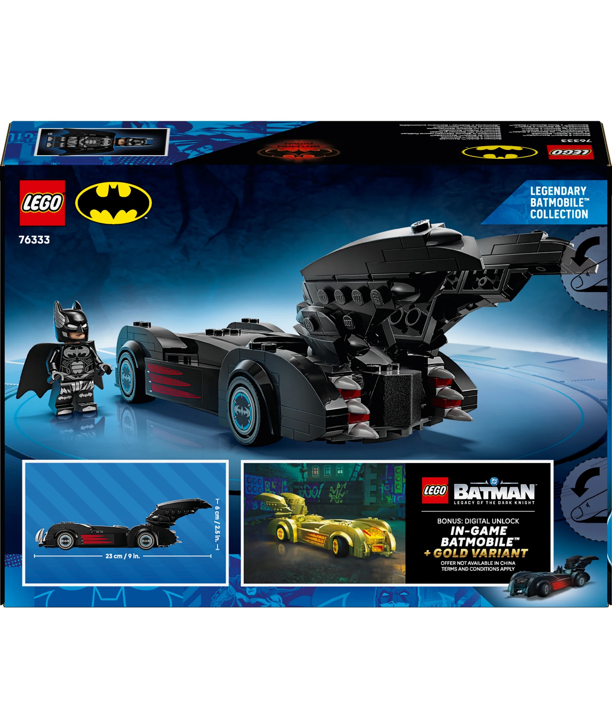10 LEGO Super Heroes Batman & Robin Batmobile 76333, 10 of 10