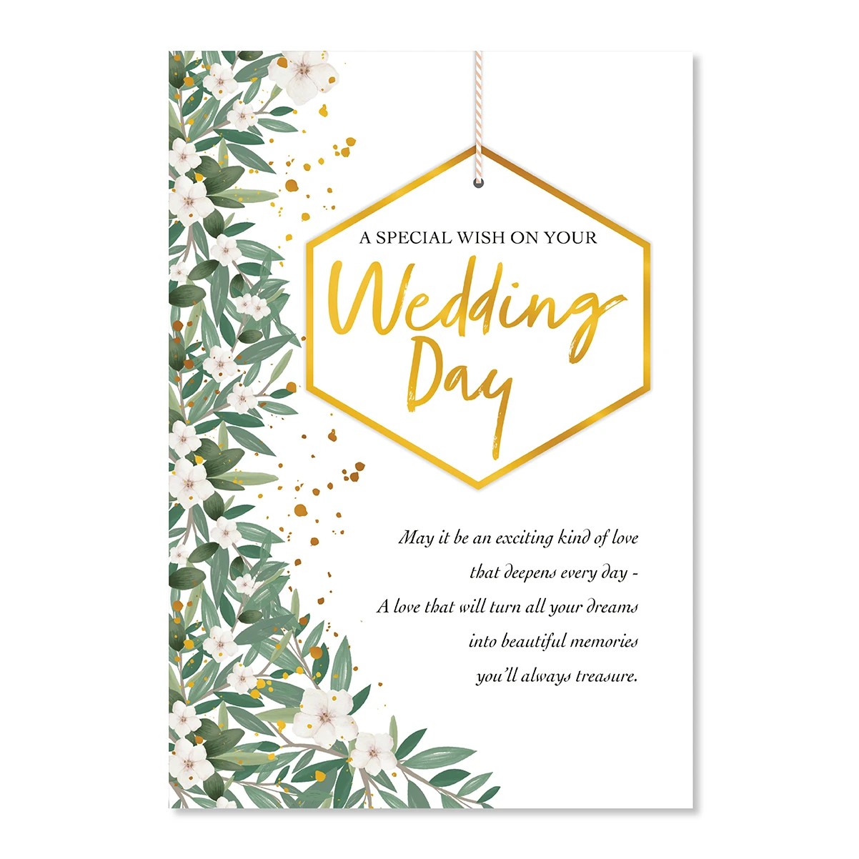 3 Hallmark Wedding Card - Australian Floral, 3 of 3