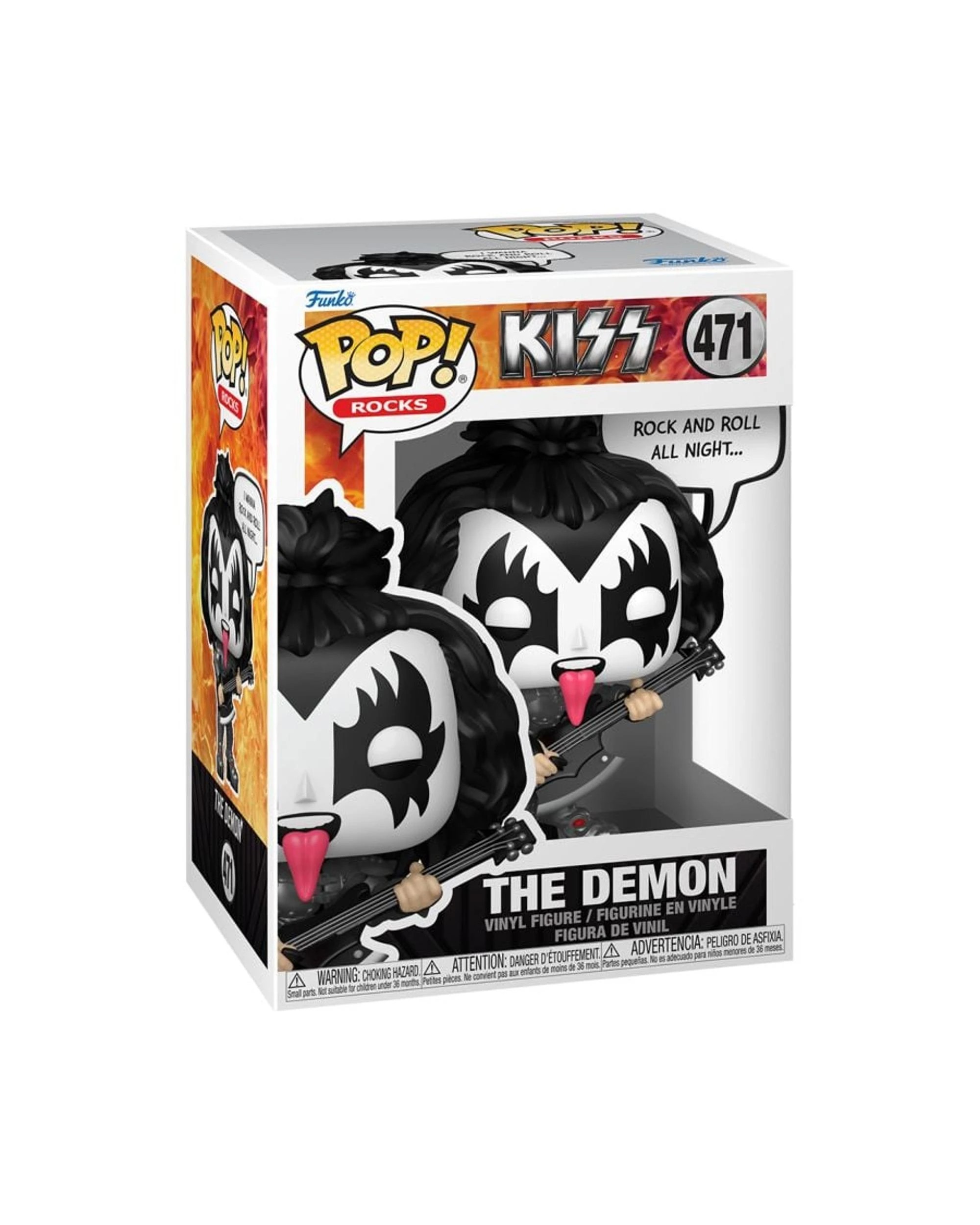 3 KISS The Demon Rock and Roll All Night Sayings Funko POP! Vinyl, 3 of 3